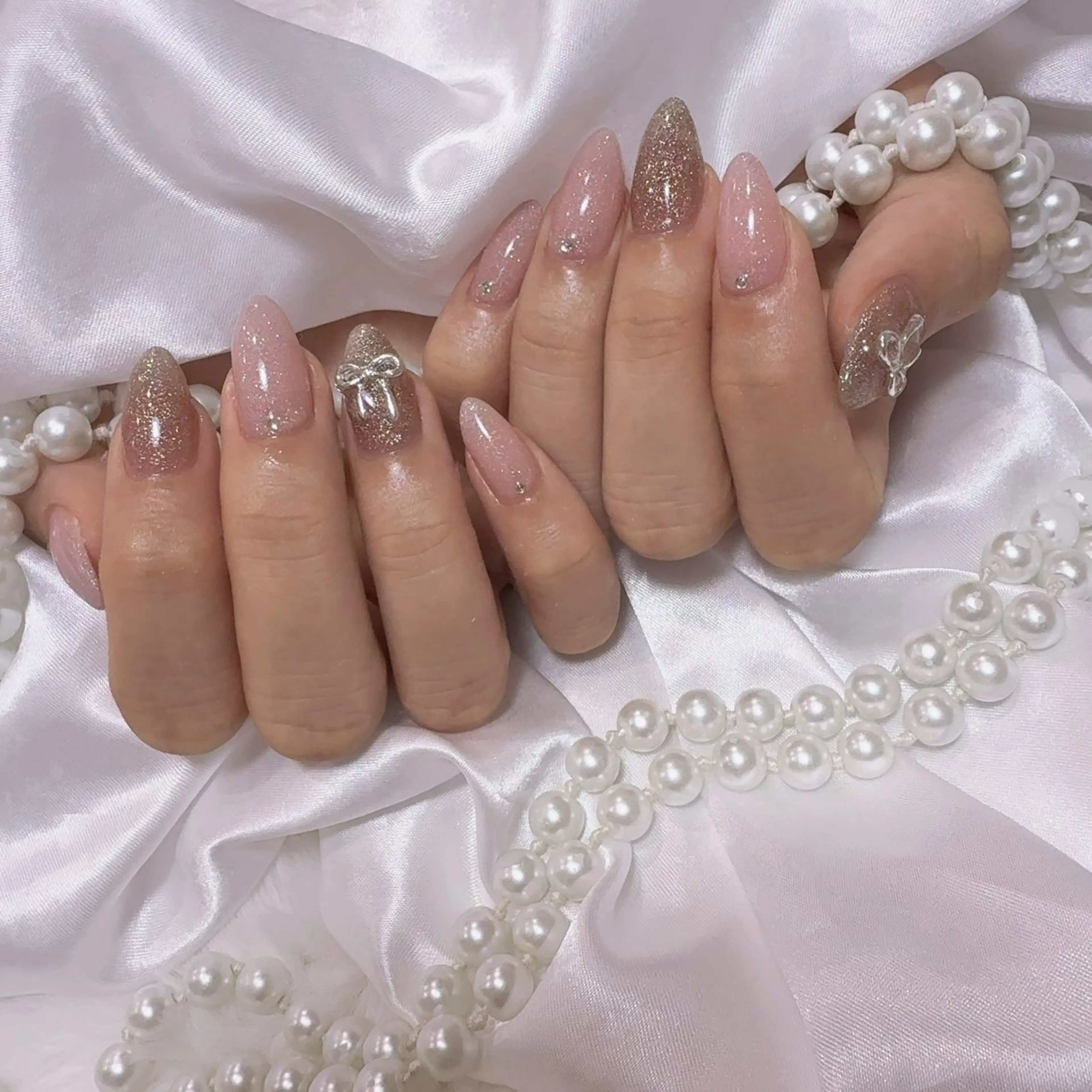 【HANDオフあり】チップ長さだし10本+ 定額シンプルデザインAの写真