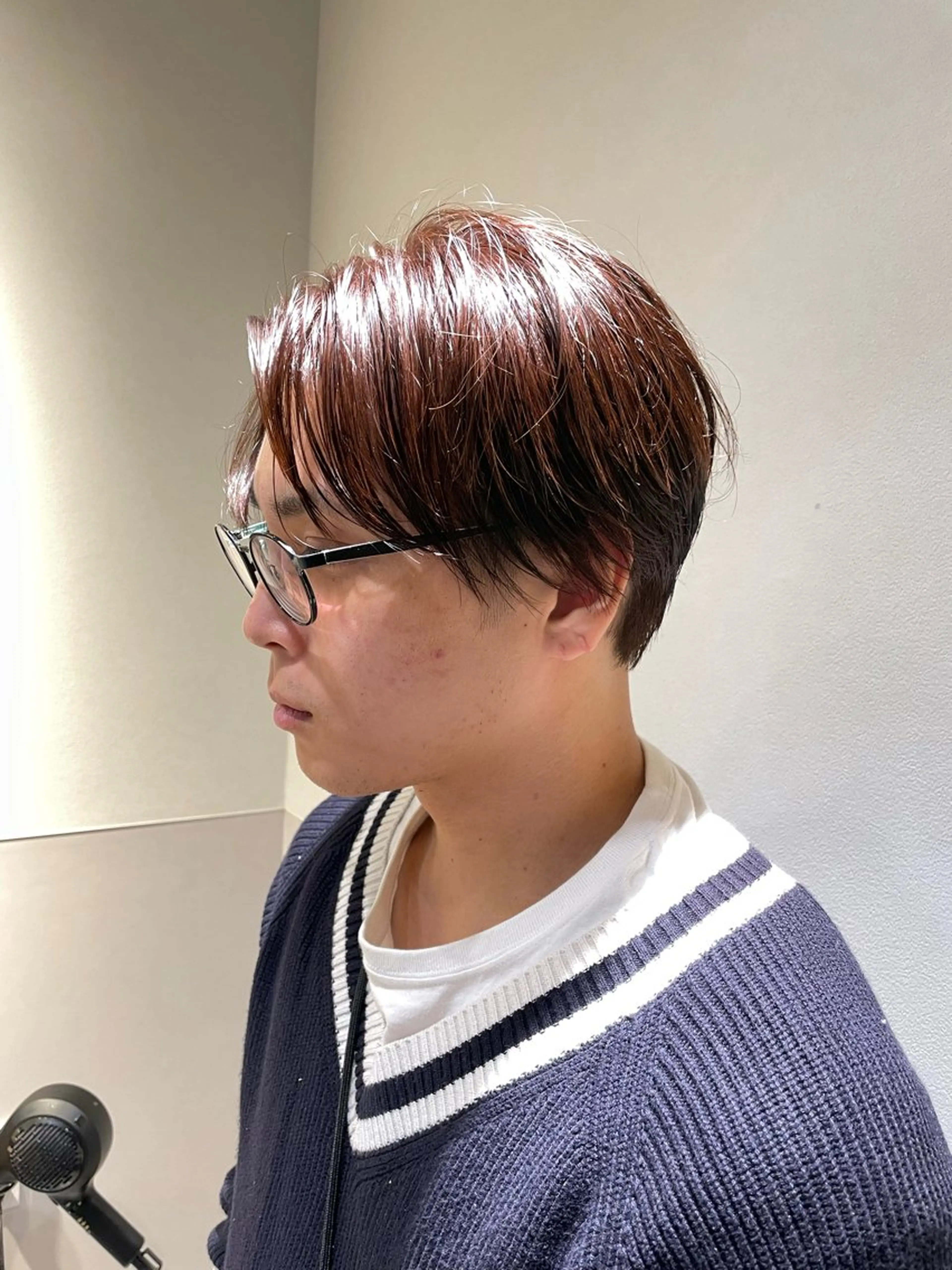 ミディアム メンズ センターパート 佐藤 大地のヘアスタイル