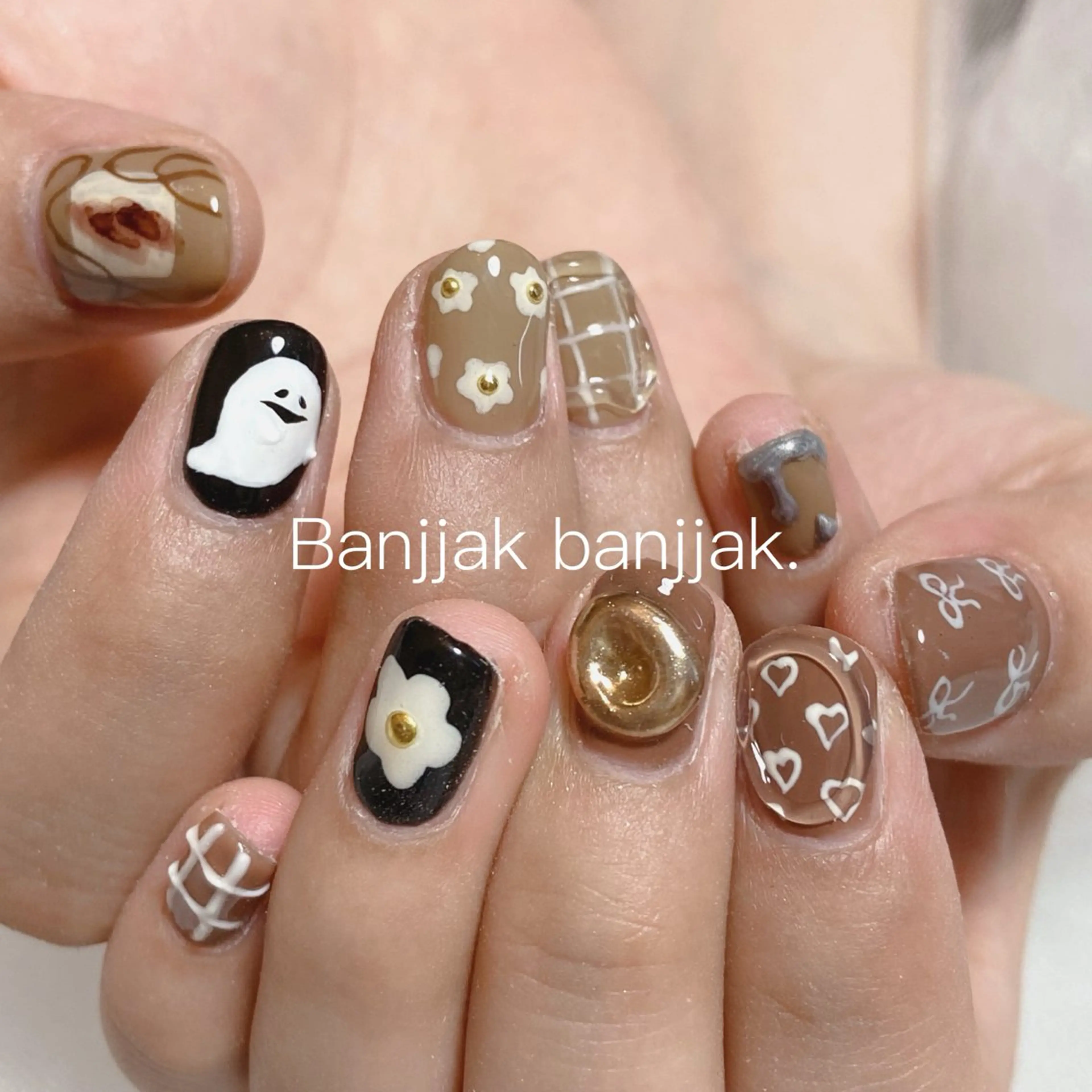 ネイル ハンドネイル パンチャパンチャ ネイルサロンのネイルデザイン