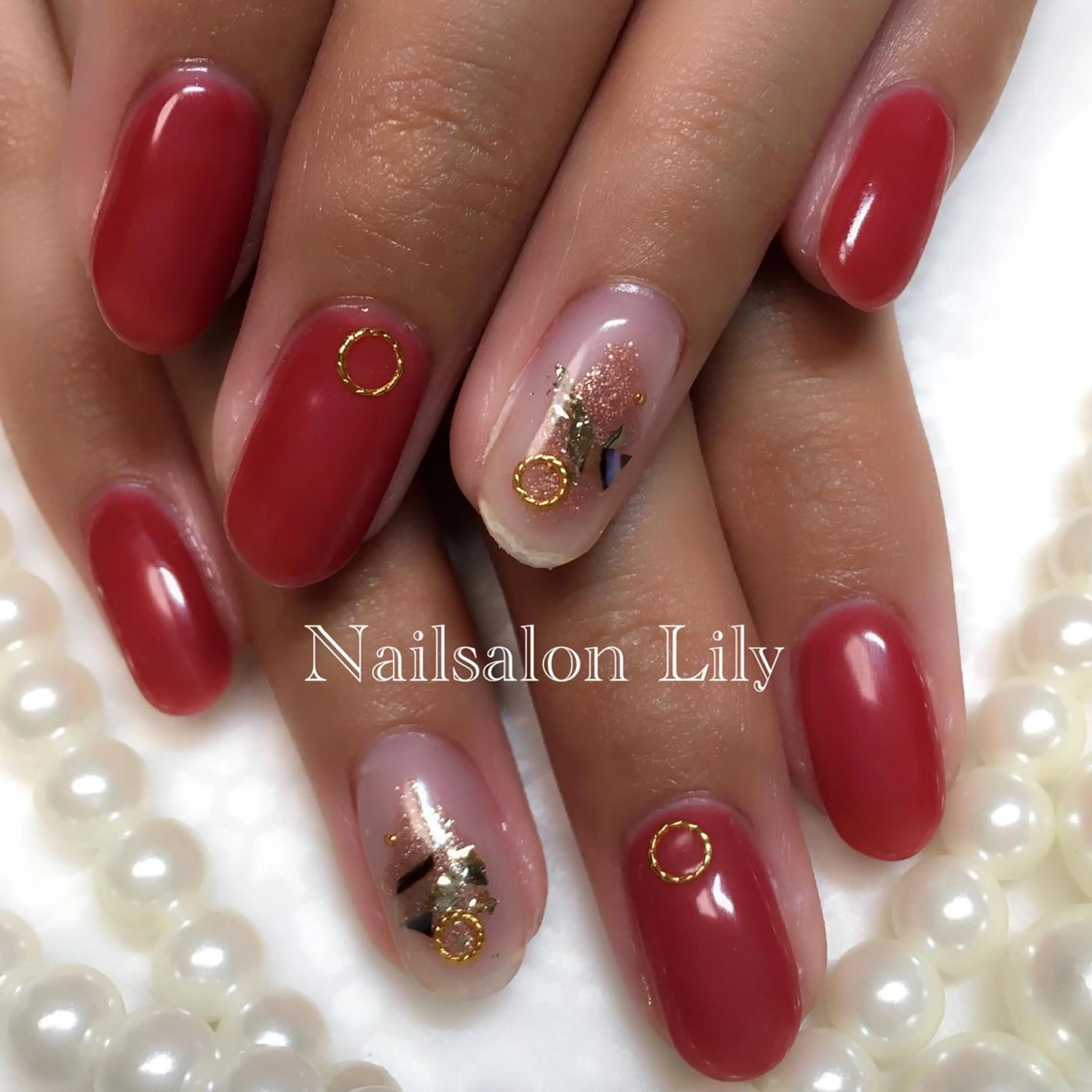 ネイル ニュアンスネイル Nailsalon Lilyのネイルデザイン