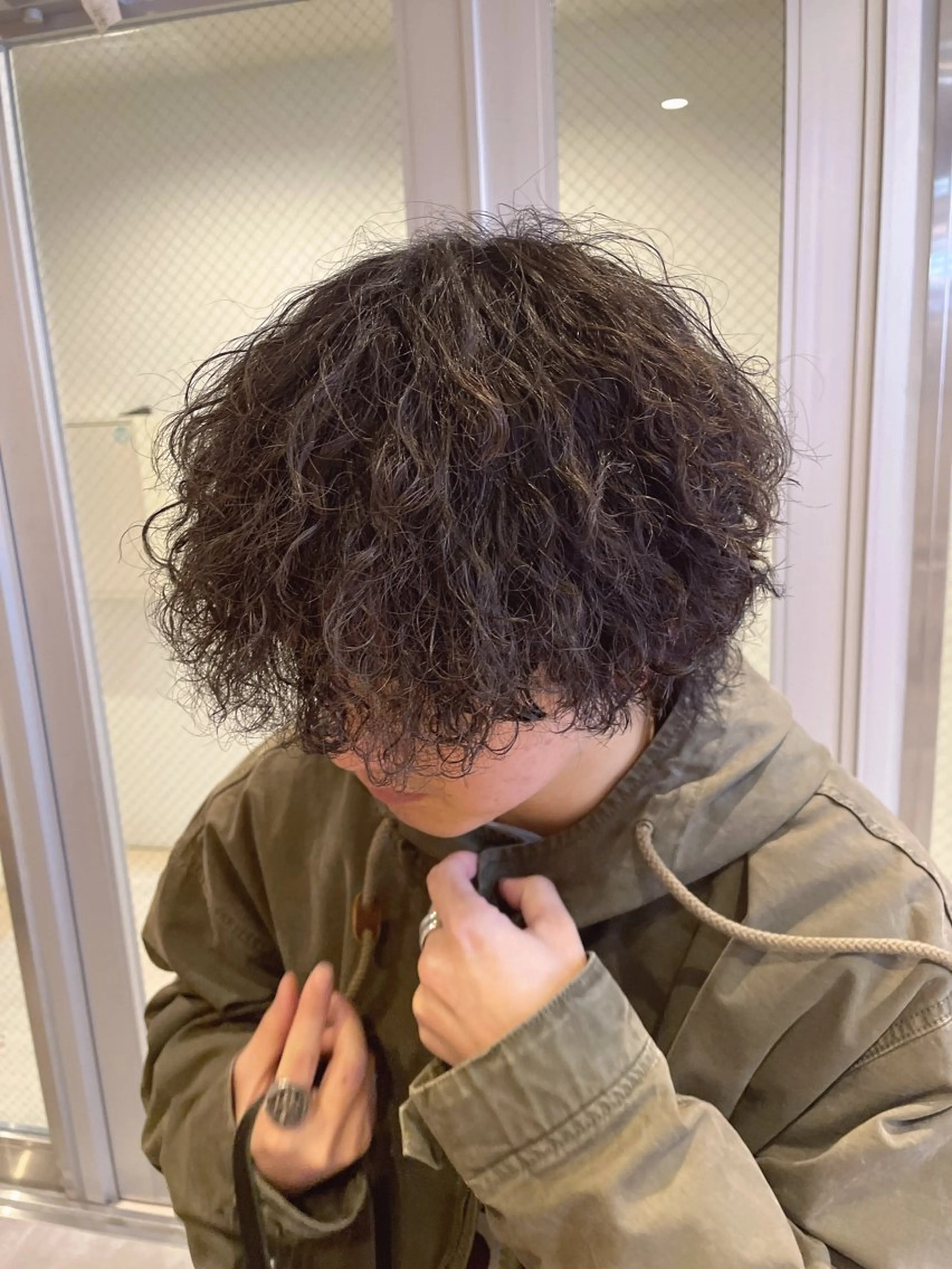 メンズ メンズパーマ プードルパーマ 波巻きパーマ プードルパーマ カット パーマ MAQUM所属・【メンズ特化】渡部 京弘/パーマのヘアスタイル