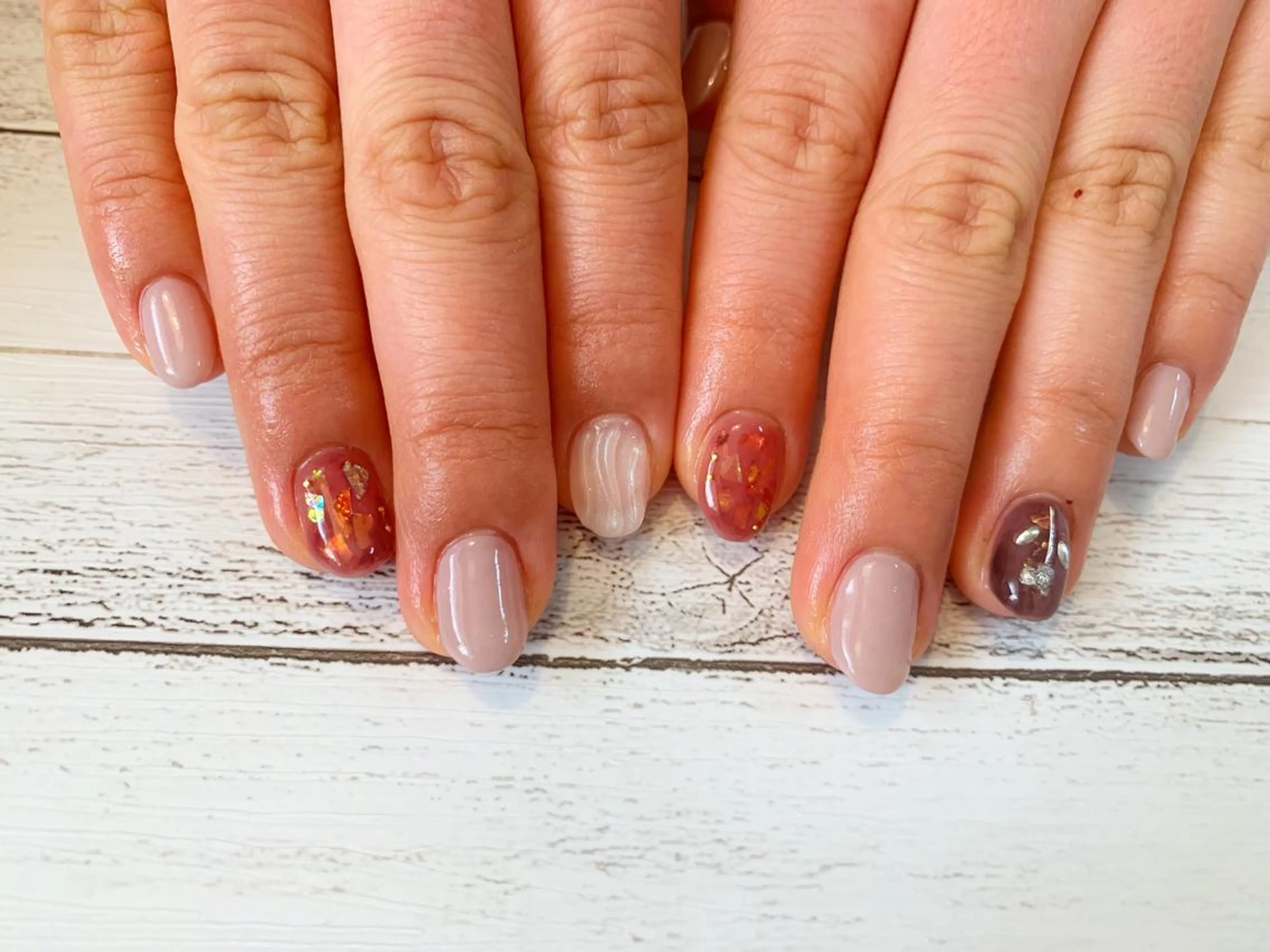 ネイル ハンドネイル フットネイル GéRanium Harukaのネイルデザイン