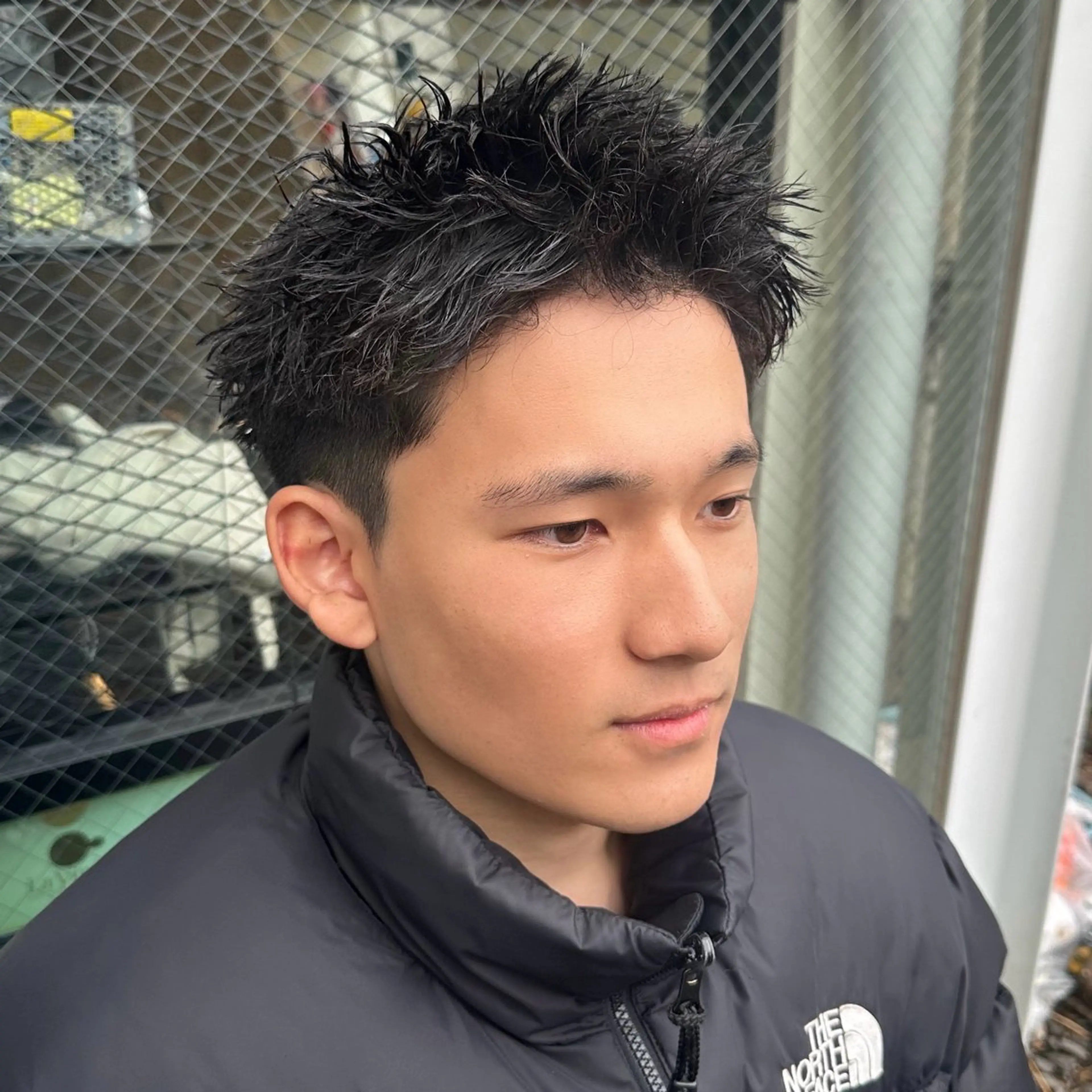 ショート パーマ メンズ メンズパーマ スパイキーショート メンズツイストパーマ ショートヘア ツイストパーマ カット パーマ トリートメント ツイスパ/メンズ パーマ/歩夢のヘアスタイル