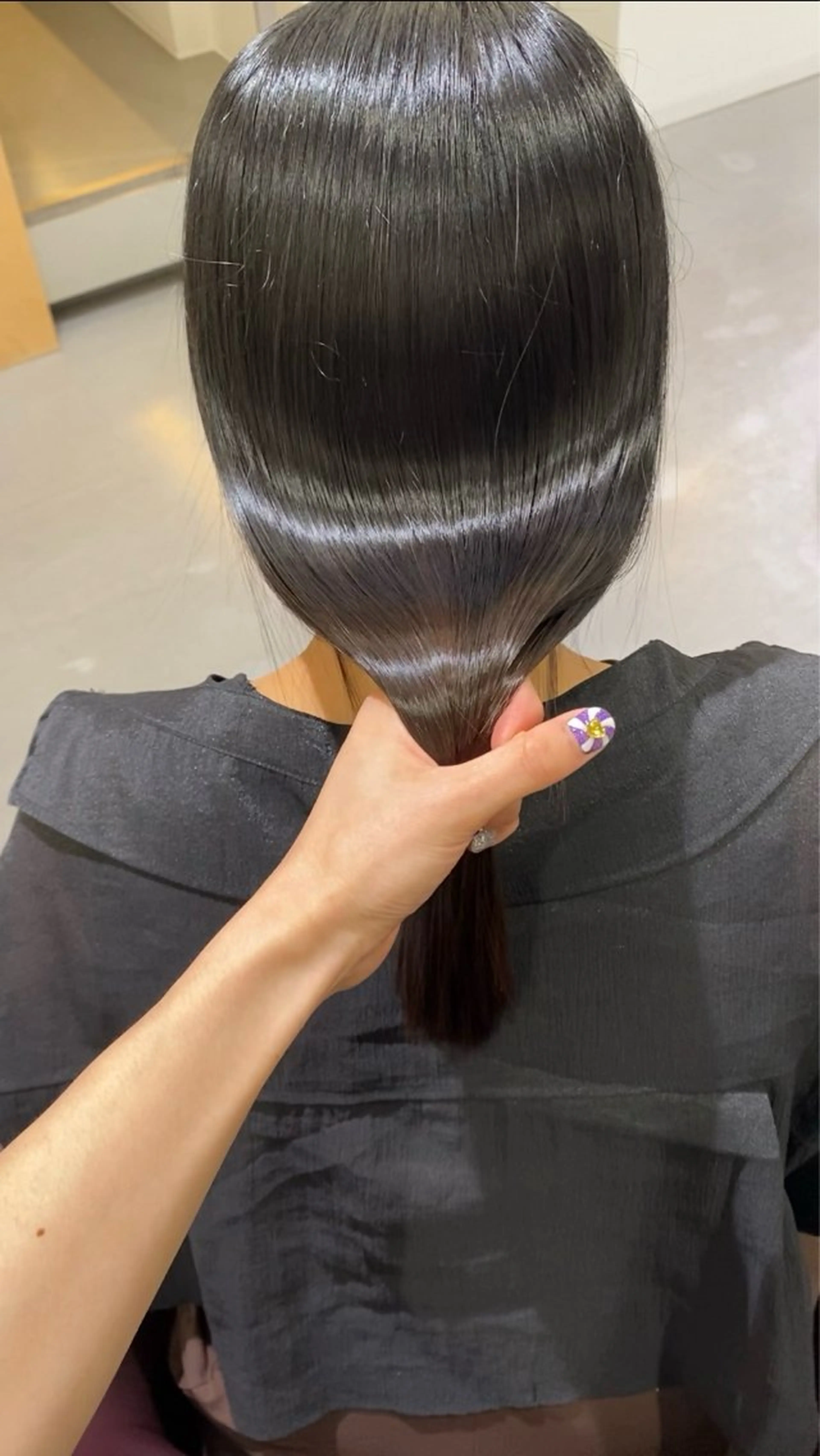 ロング カット トリートメント ️🫧透明感カラー& 髪質改善🎀いさきのヘアスタイル