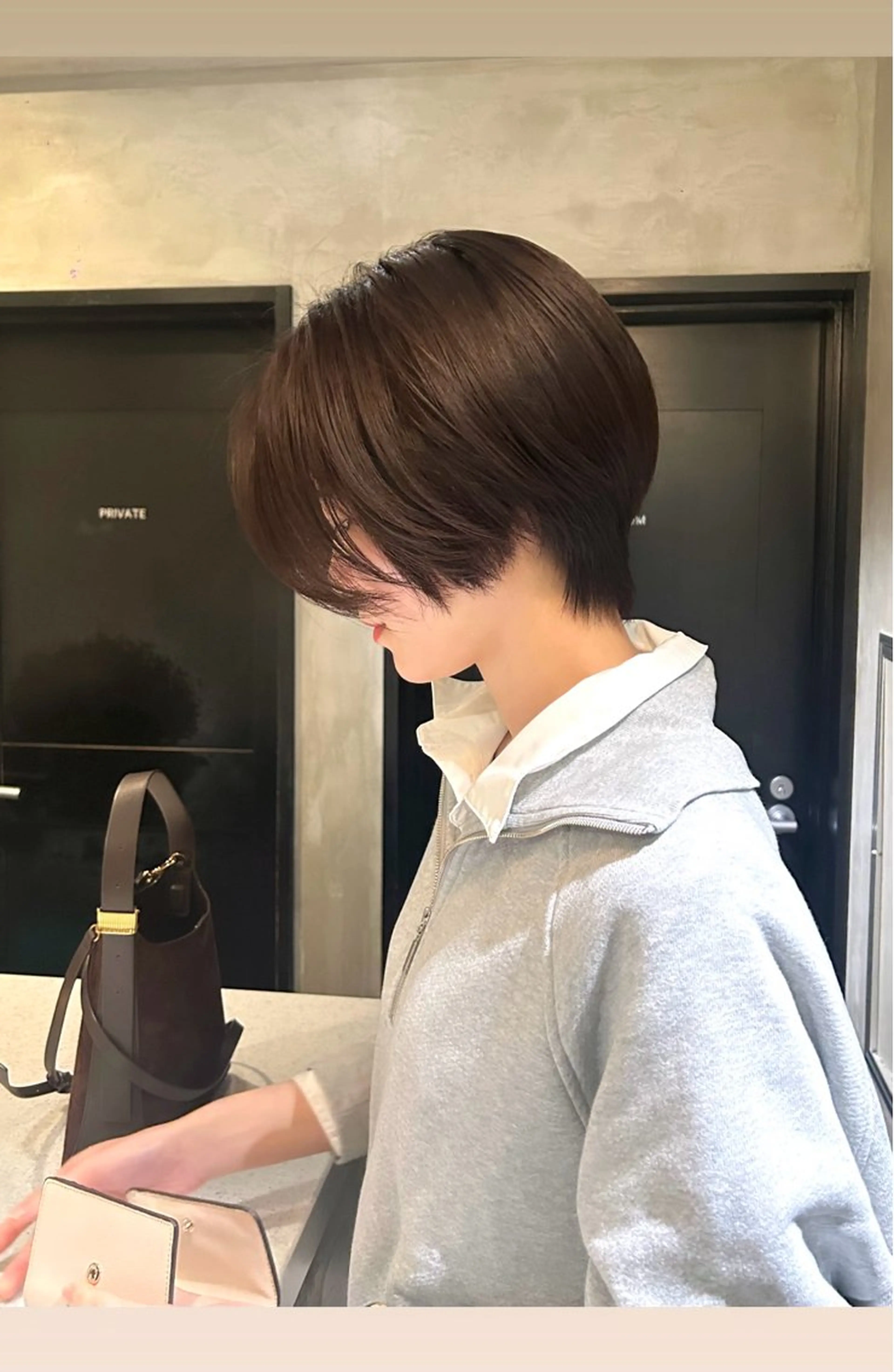 ショート カラー ヘアカラー トリートメント タナカ カナ🫧のヘアスタイル