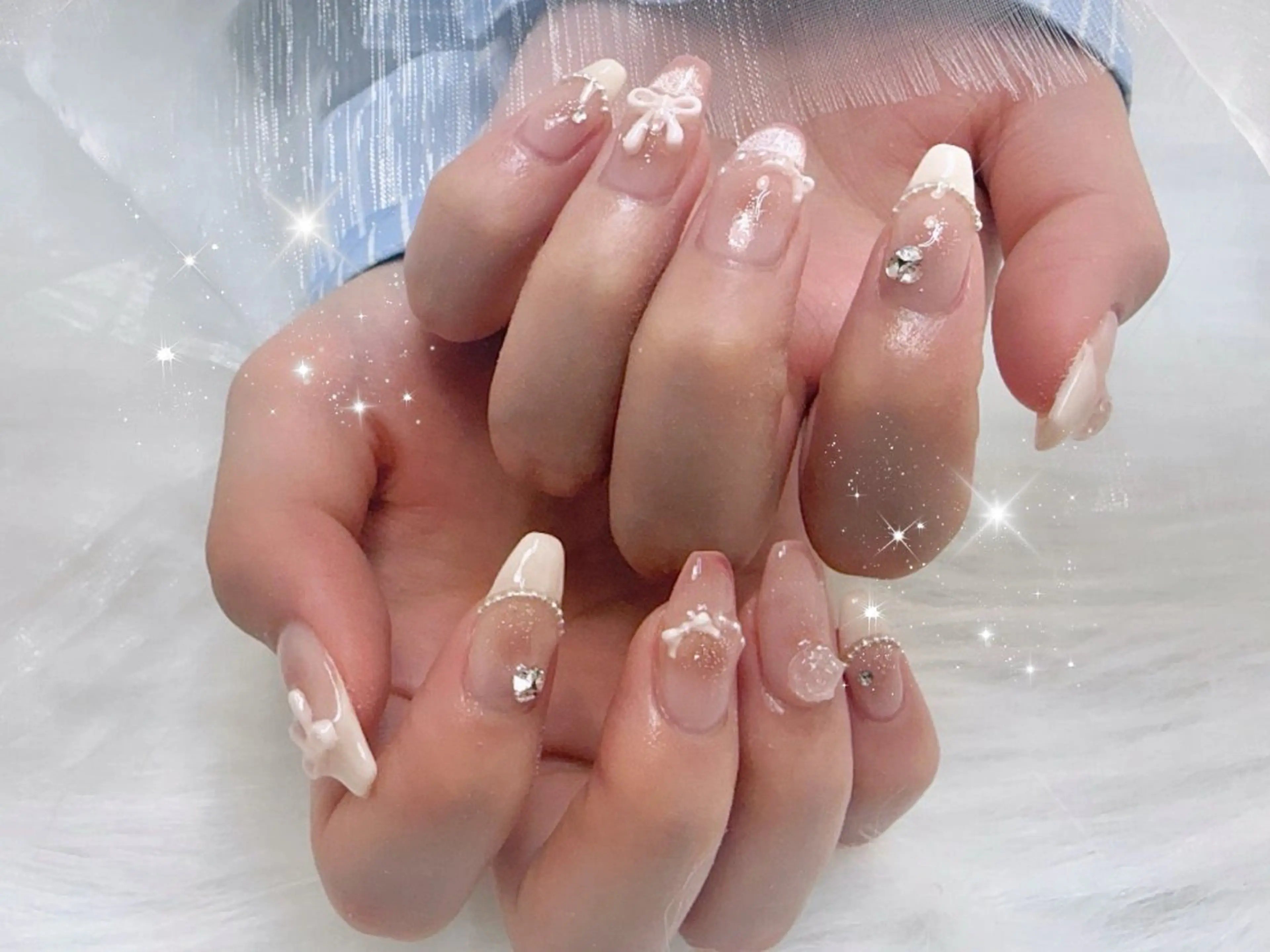 ロング ハンドネイル Lili Nail Studio西荻窪店のネイルデザイン