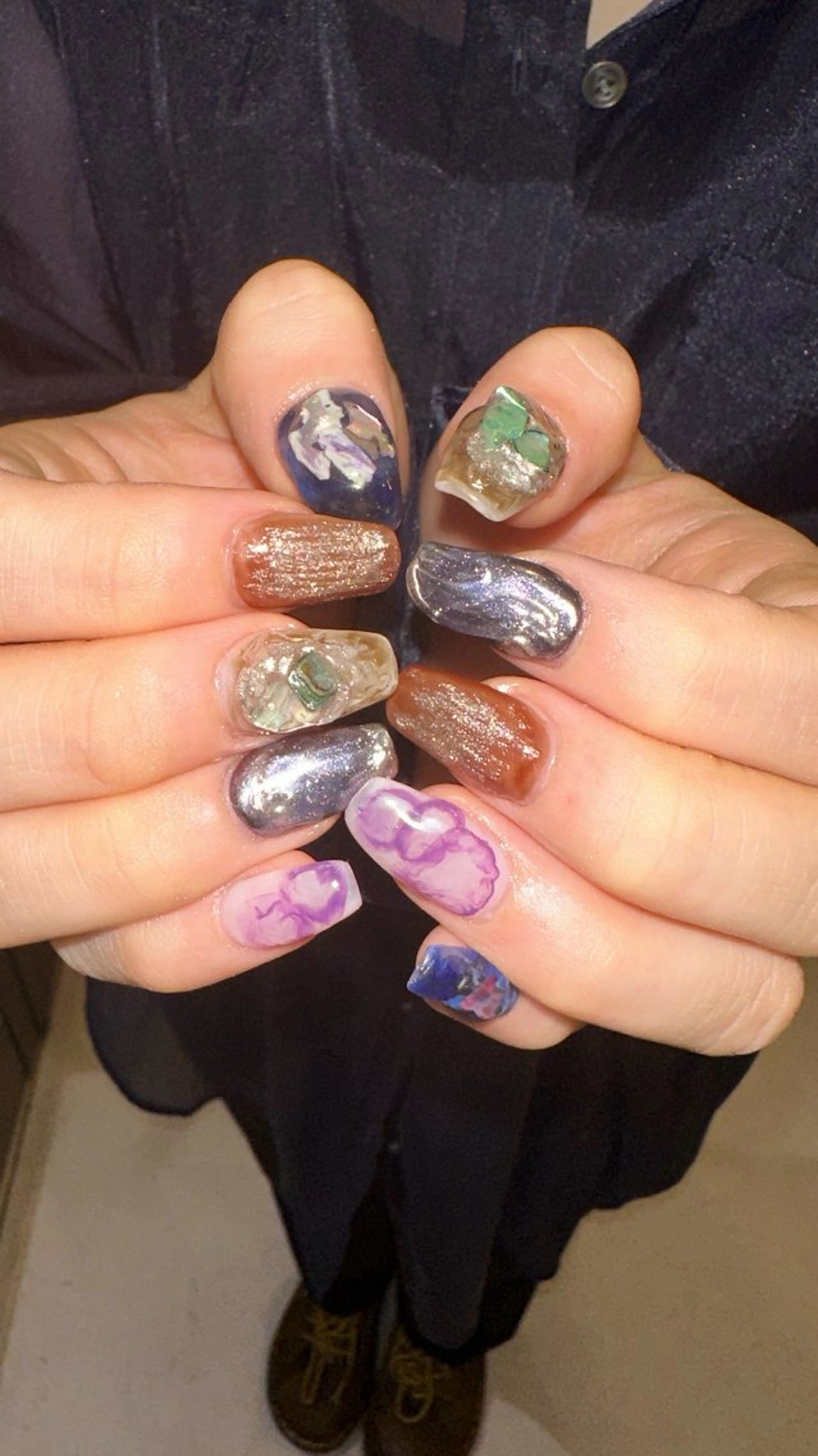 ネイル ハンドネイル 👽個性派ネイル🎀 komachiのヘアスタイル