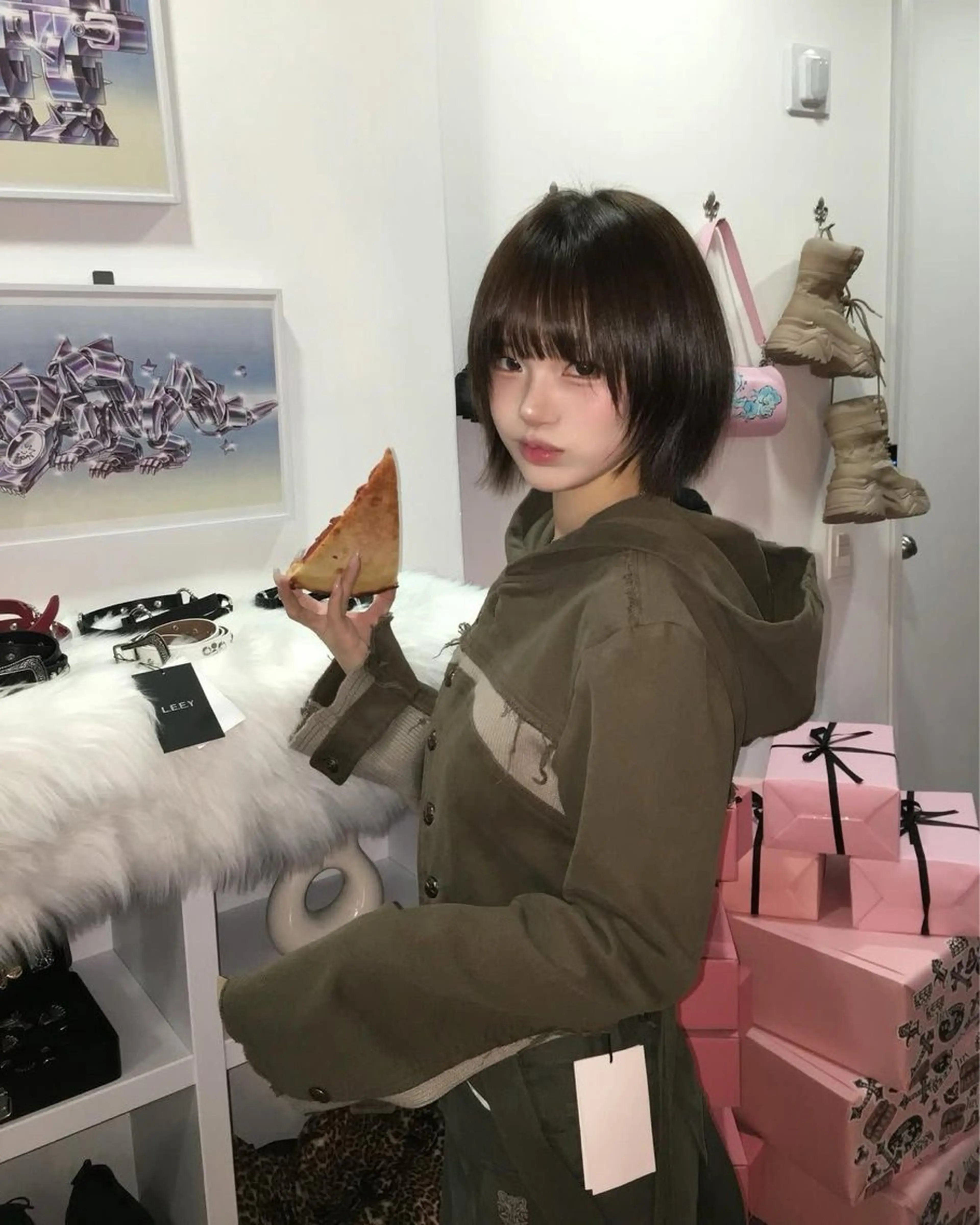 ショート ボブ.顔周りカット カット/ユキカのヘアスタイル