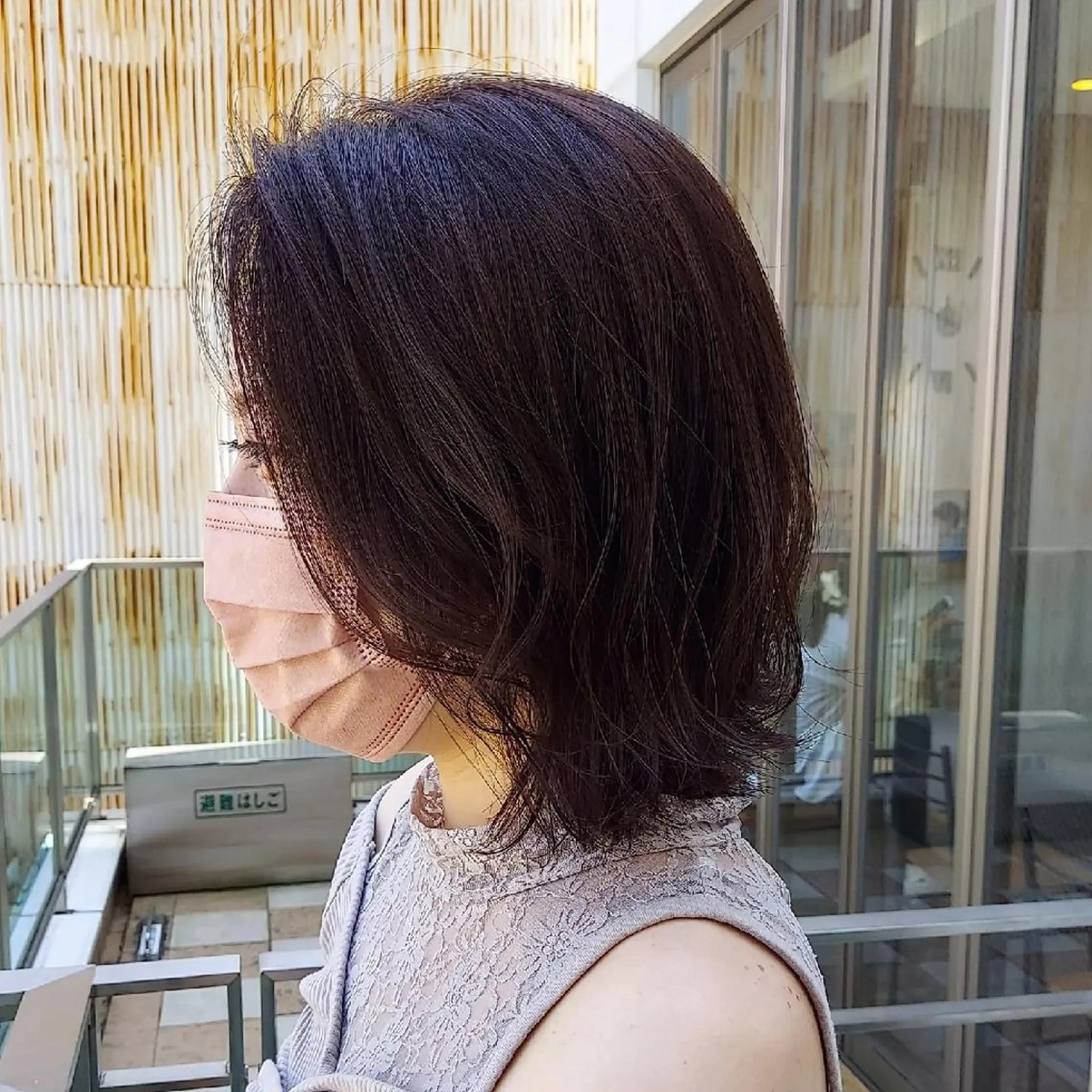 カラー ショート あかね☆ヘアアレンジ /ボブ/縮毛矯正のヘアスタイル