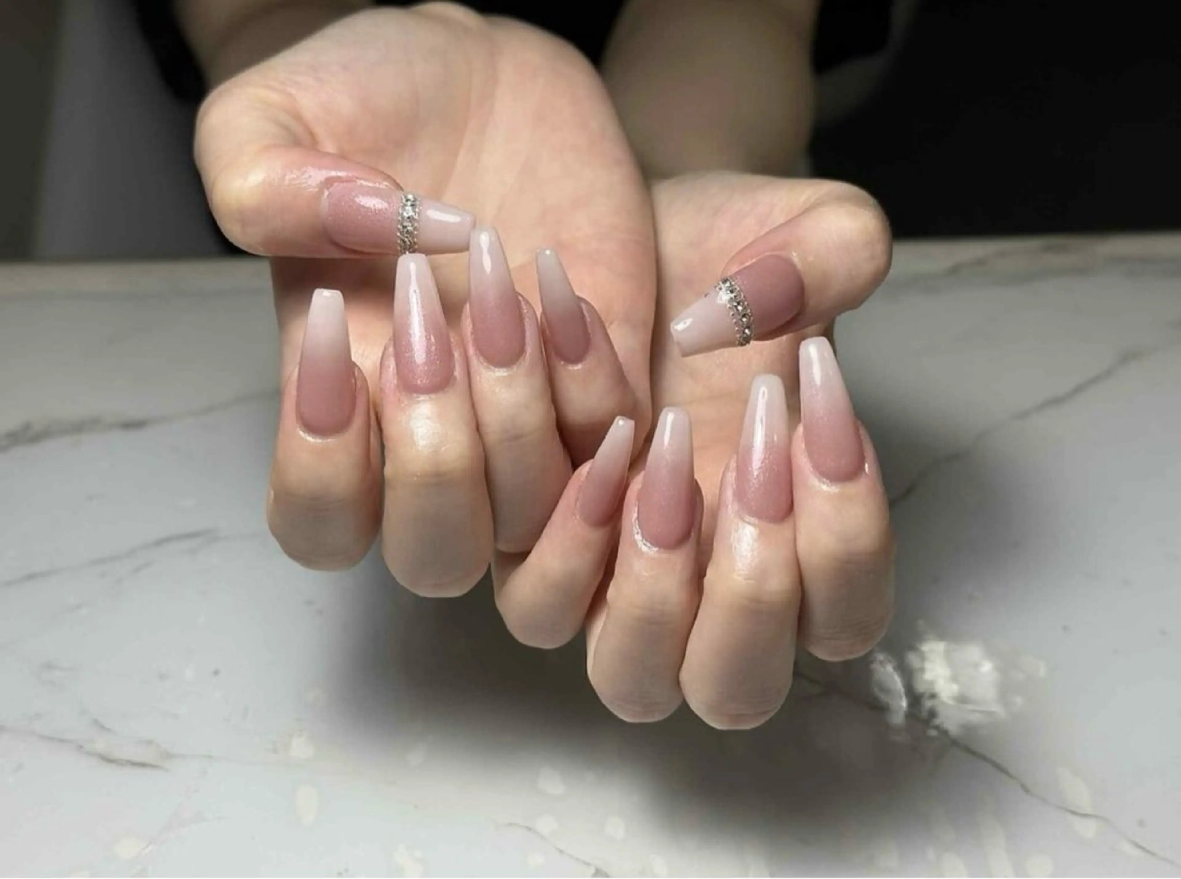 ネイル アートネイル フレンチネイル ジェルネイル グラデーション 韓国ネイル Nail Salon kihi大塚店のネイルデザイン