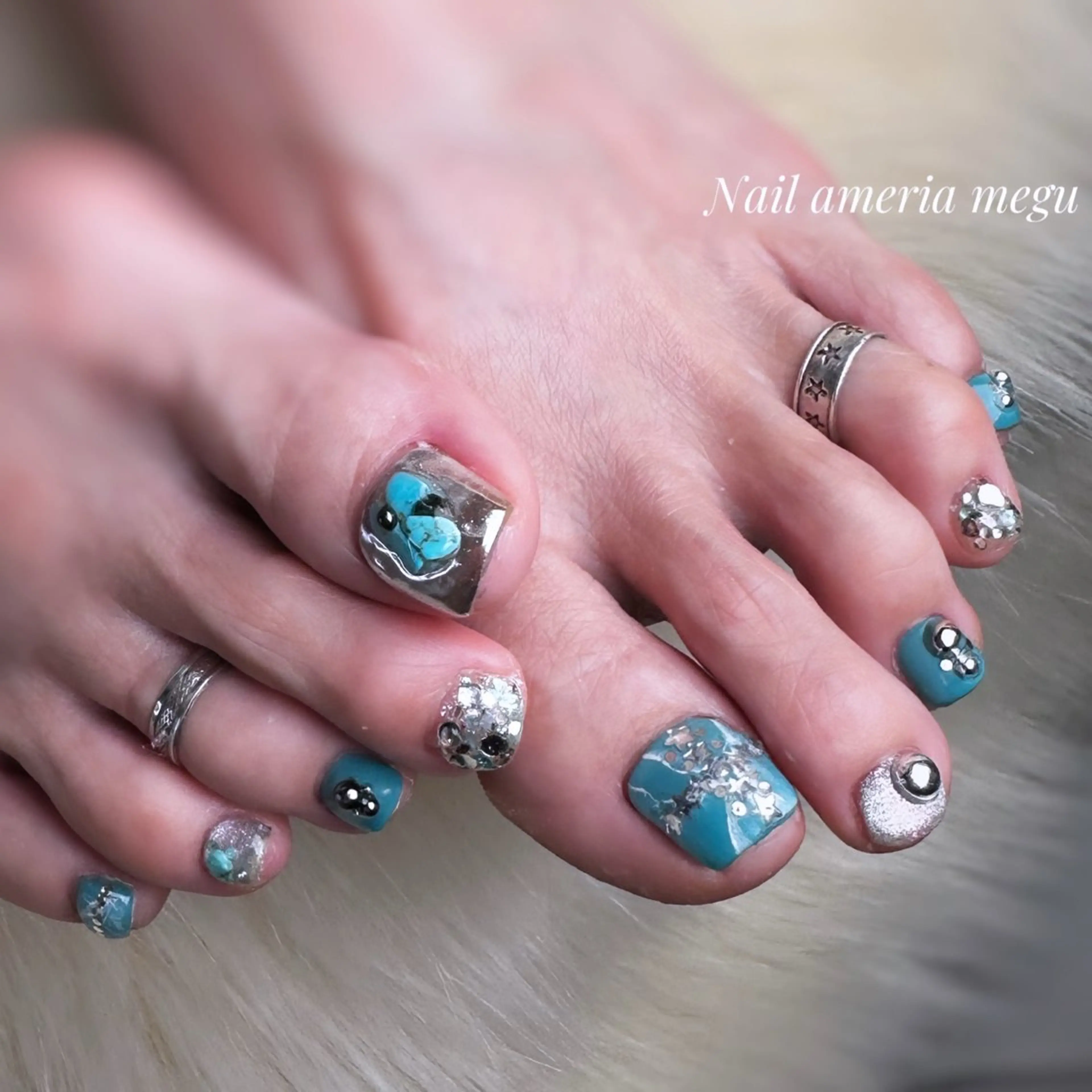ネイル フットネイル Nail ameria megu所属・ameria meguのネイルデザイン