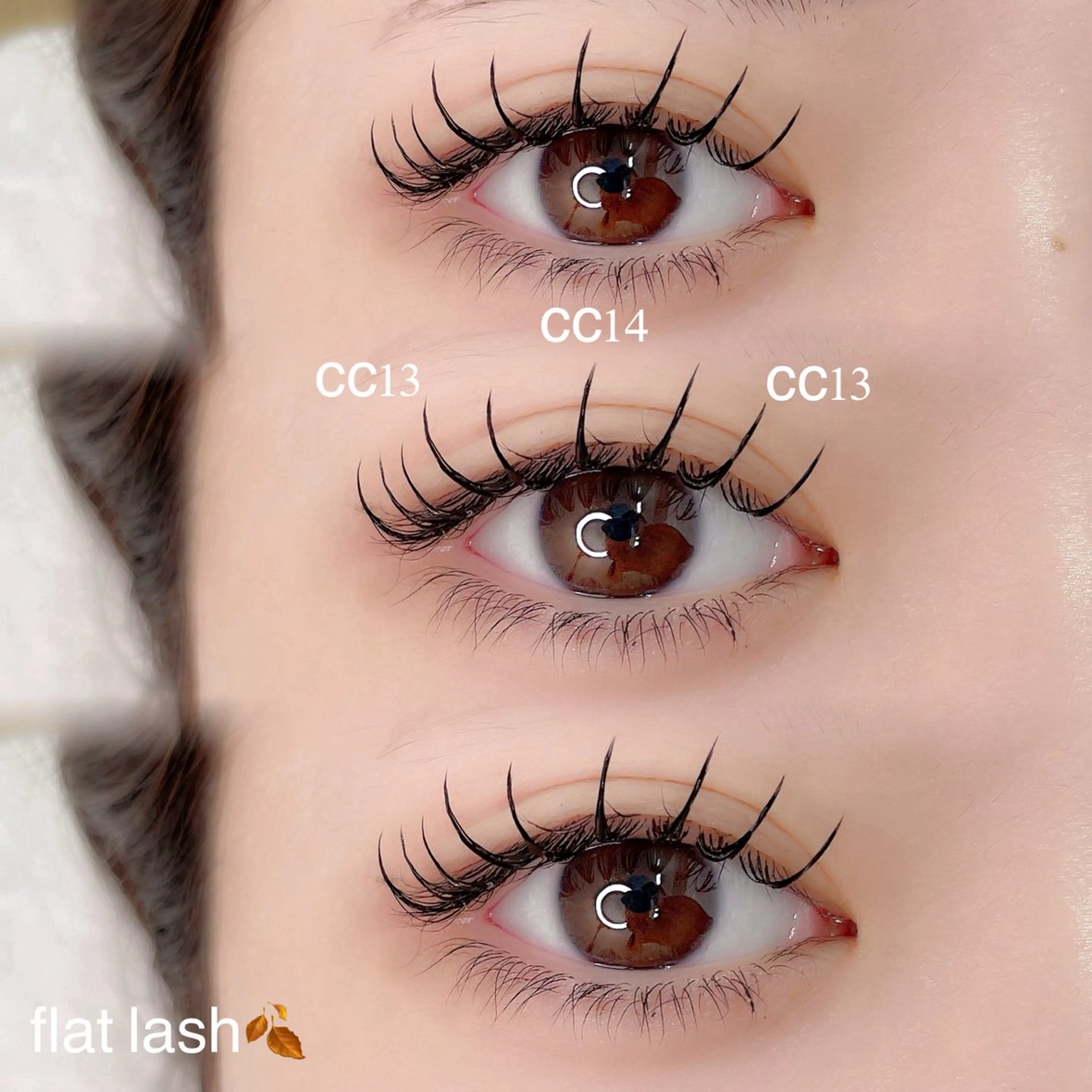 🈳あり🌷LEDエクステ毛質フラットラッシュ120本🌷オフ無料　コーディング付き🕊️の写真