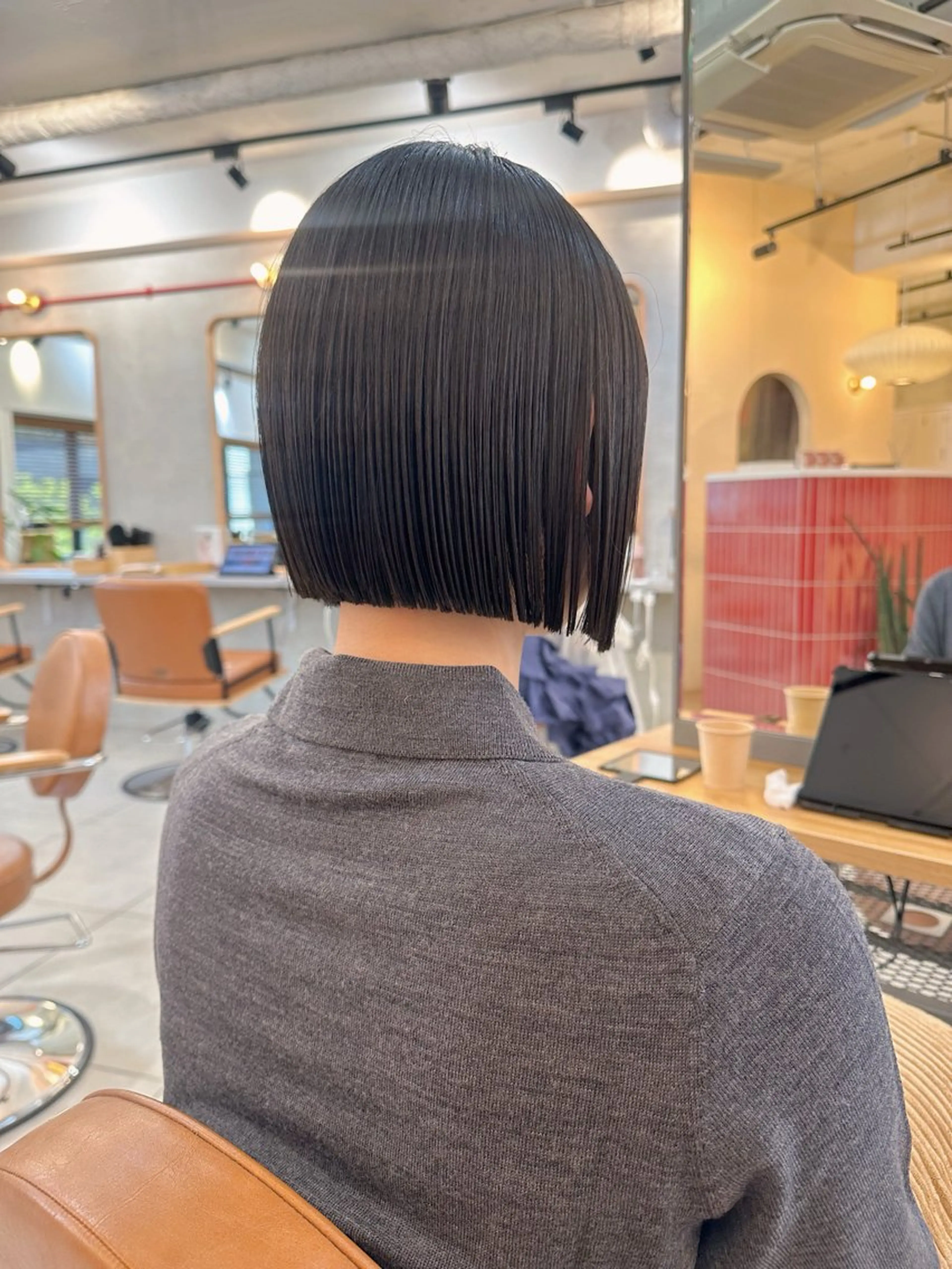 ミディアム カット トリートメント ヘアセット 🧸🫧暖色/ボブ/ 橋本美柚🫧🧸のヘアスタイル