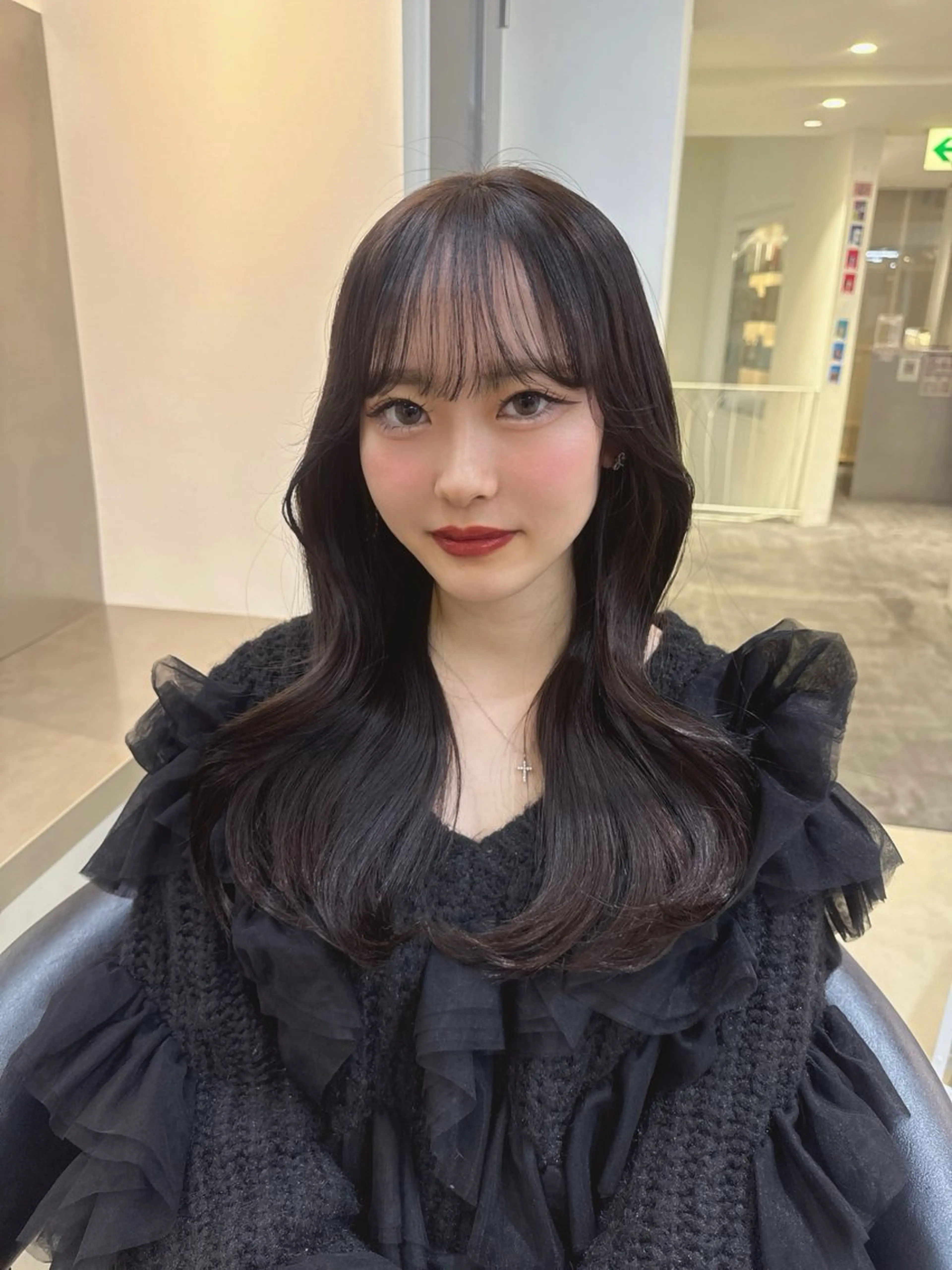 ロング カラー 韓国風ヘア ヘアカラー うる艶カラー 🪐💫serenaのヘアスタイル