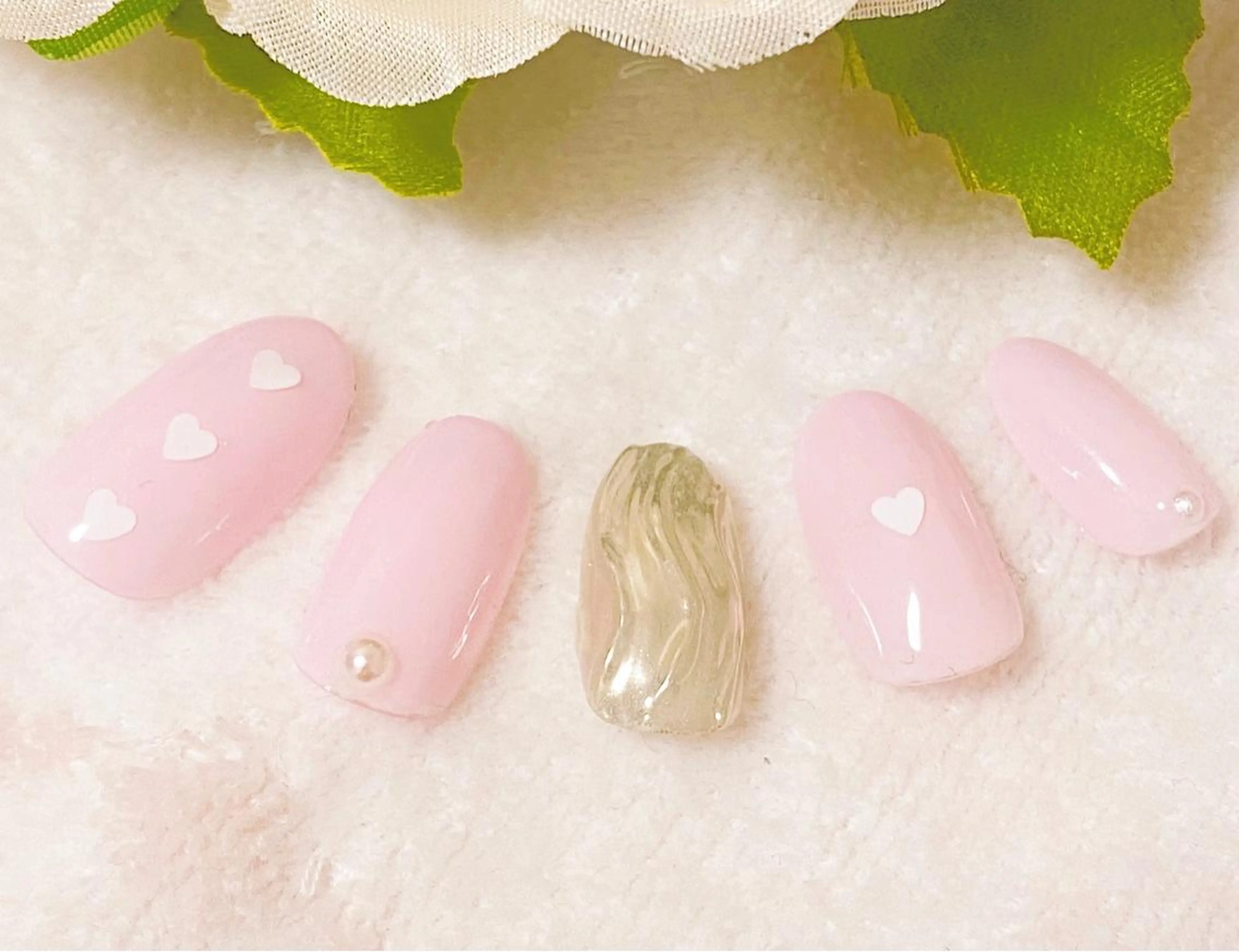 ネイル ネイルPetit Ribbonのネイルデザイン