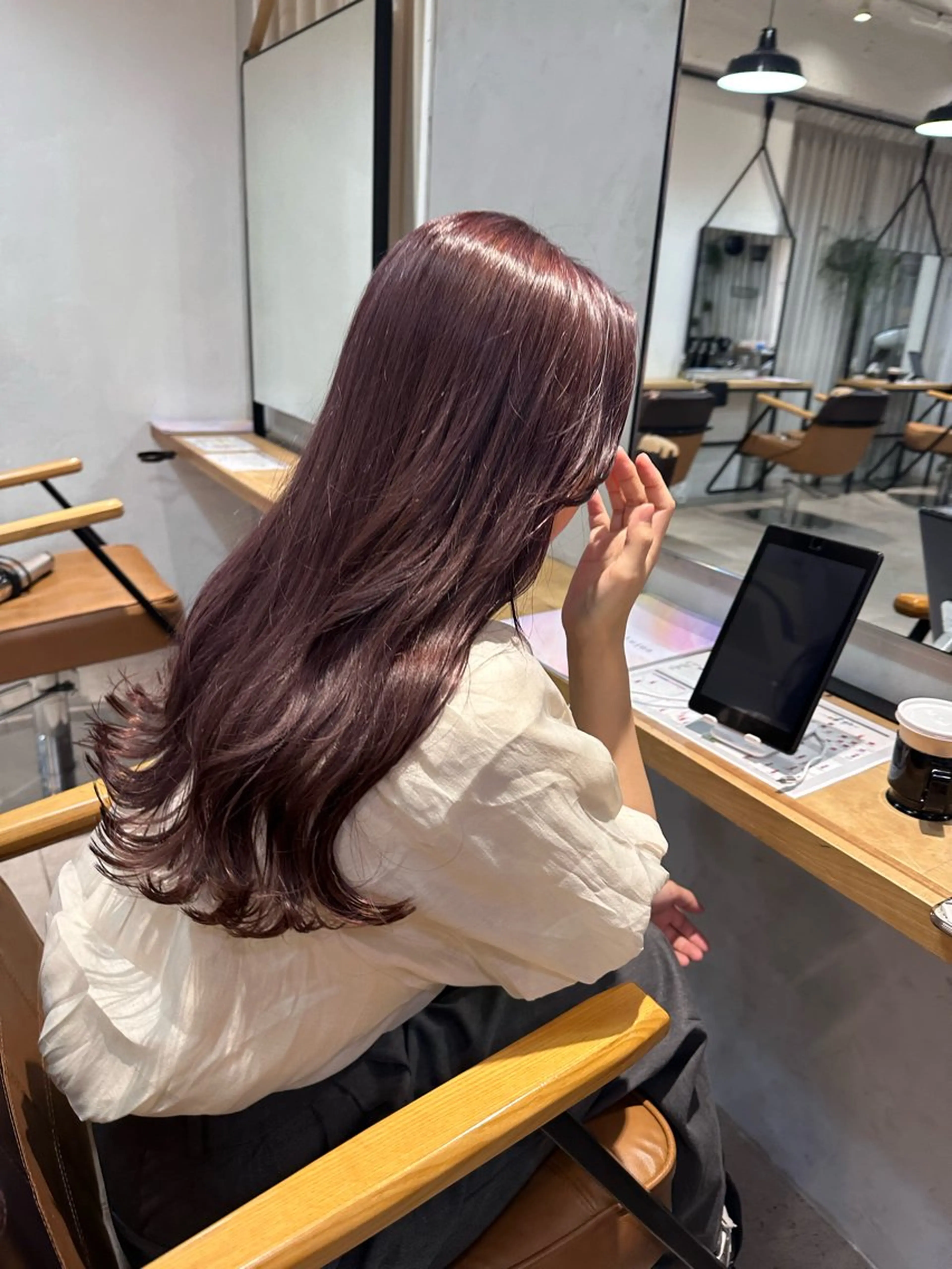 ロング カラー REINA☁️透明感 カラー/ぷつっと♡のヘアスタイル