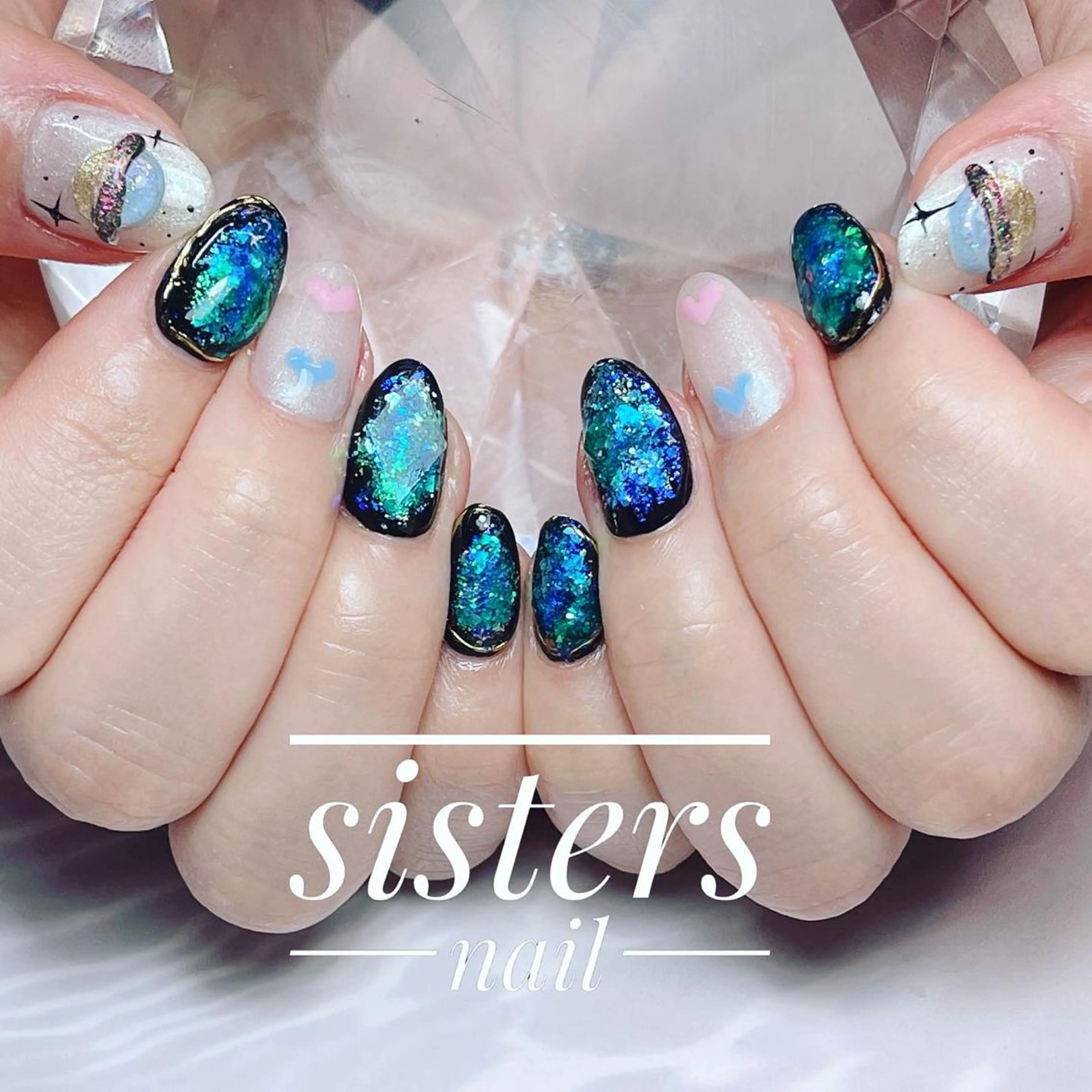 ネイル アートネイル ハンドネイル ハンドケア sisters nail.fのネイルデザイン