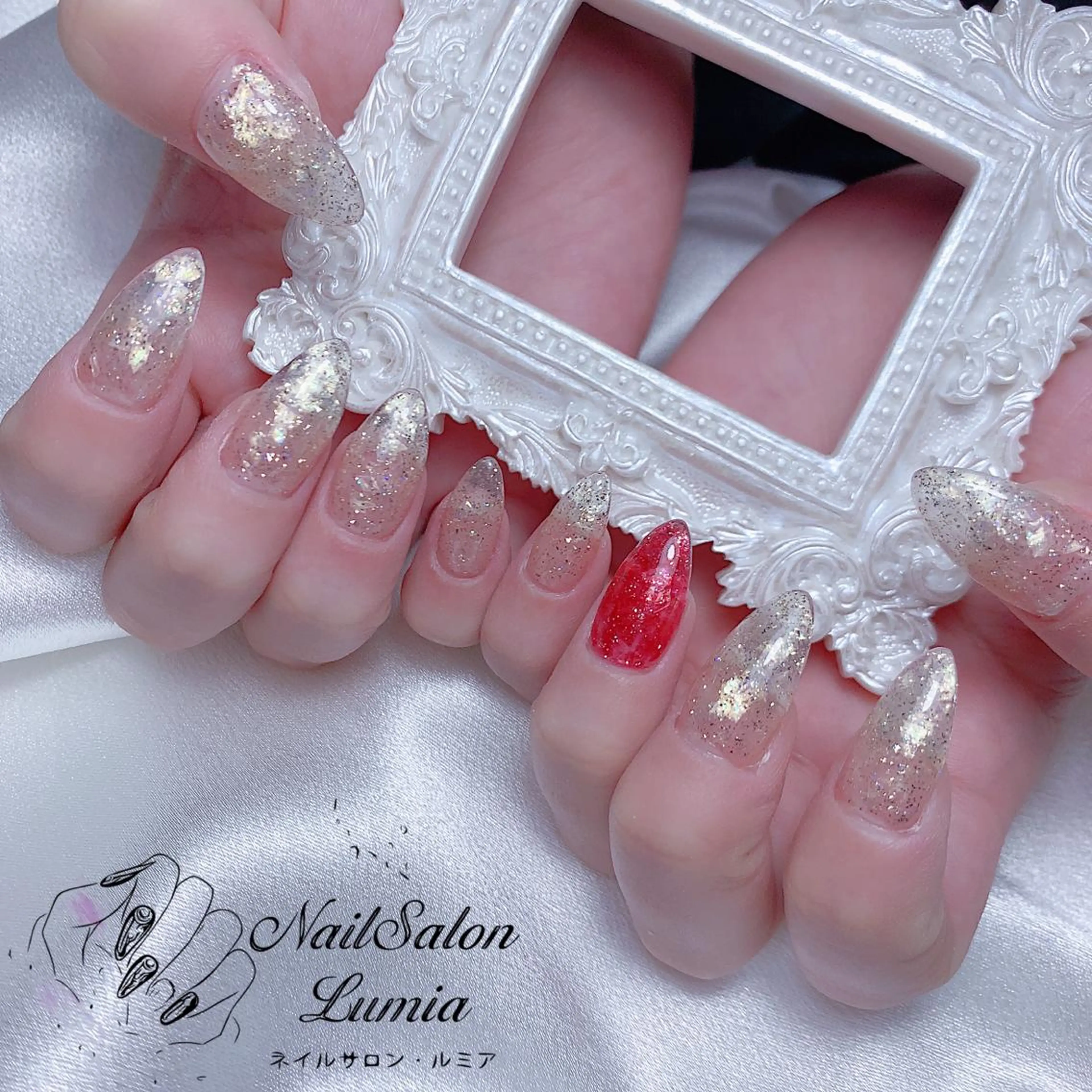 ネイル ハンドネイル ネイルサロン ルミア Lumia 店長のネイルデザイン