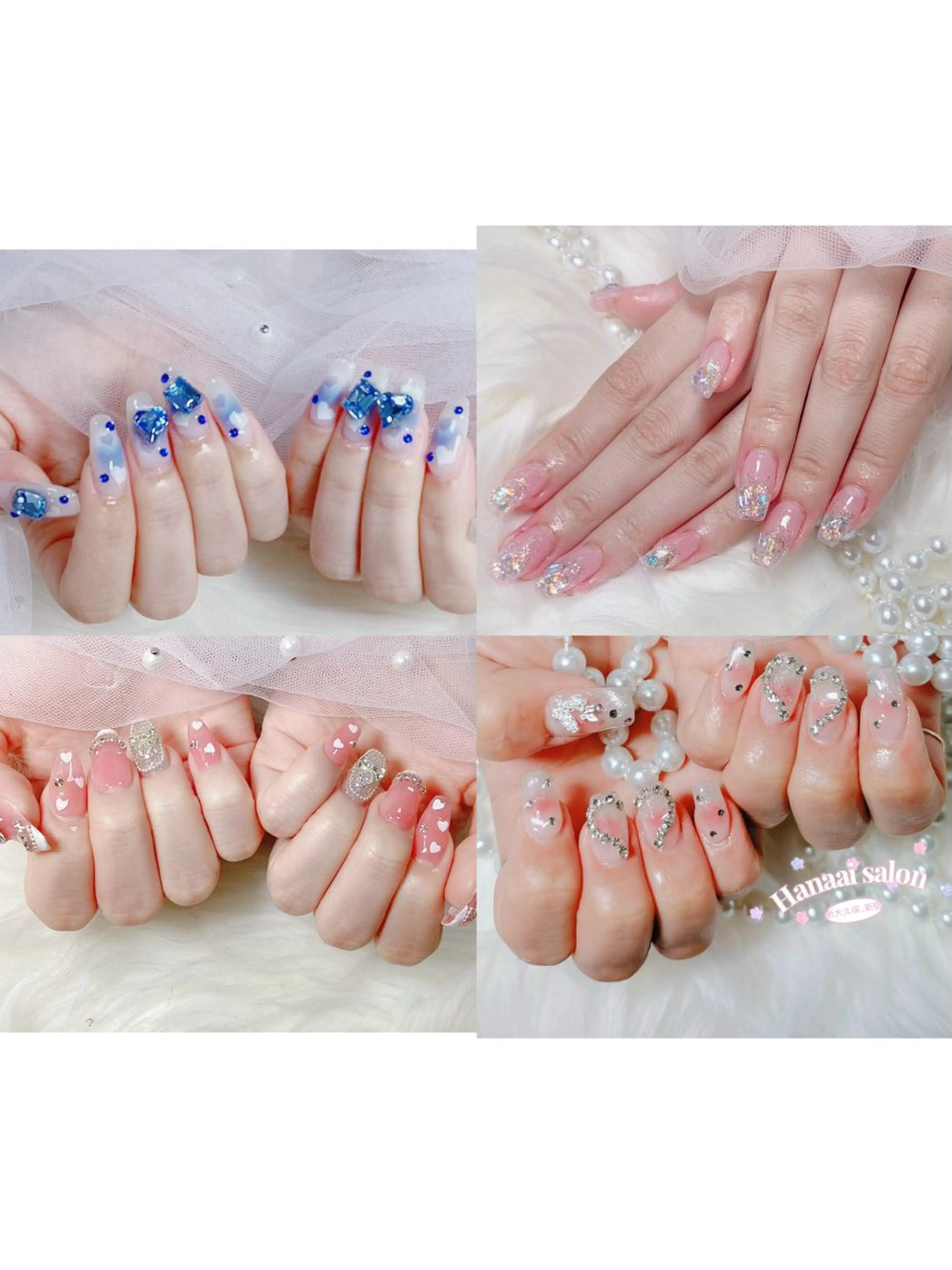 ミディアム ハンドネイル Hanaai Salon新大久保店のネイルデザイン