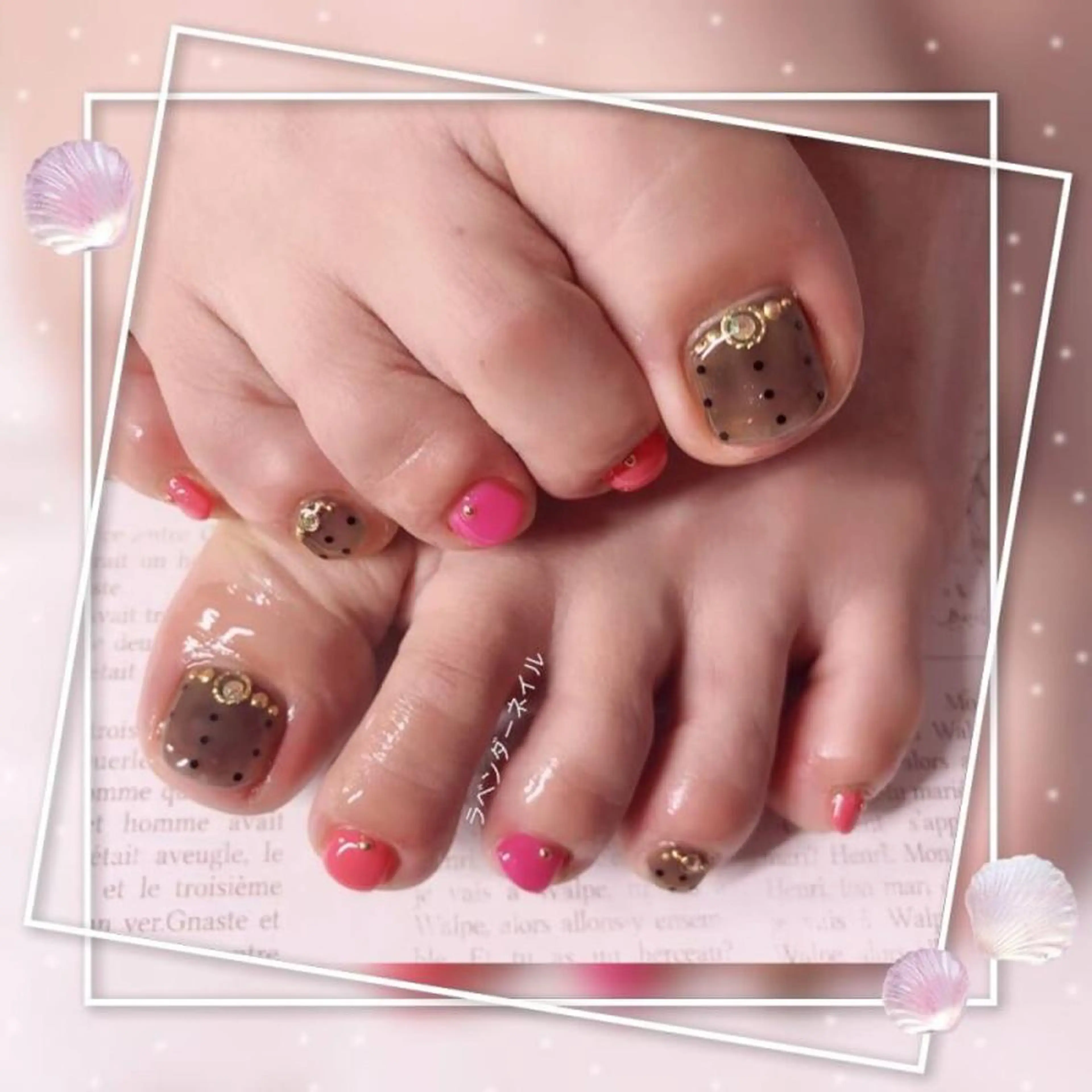 ネイル ラベンダー💖日暮里 ルル💖ネイルのネイルデザイン