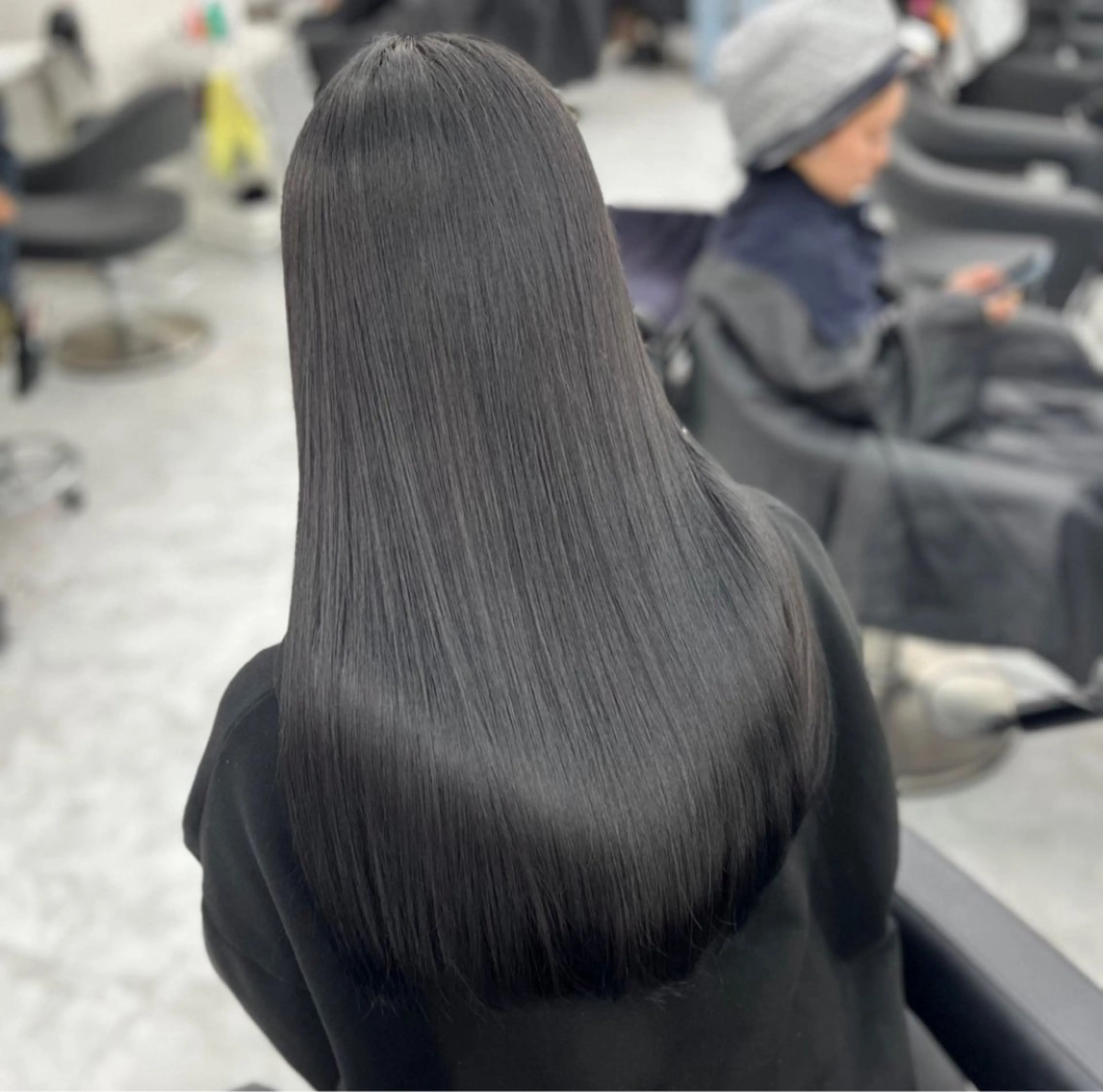 【✳︎パヤパヤが気になる方へ✳︎】艶々縮毛矯正➕似合わせカット➕オリジナルトリートメント➕ツヤサラhairに！の写真