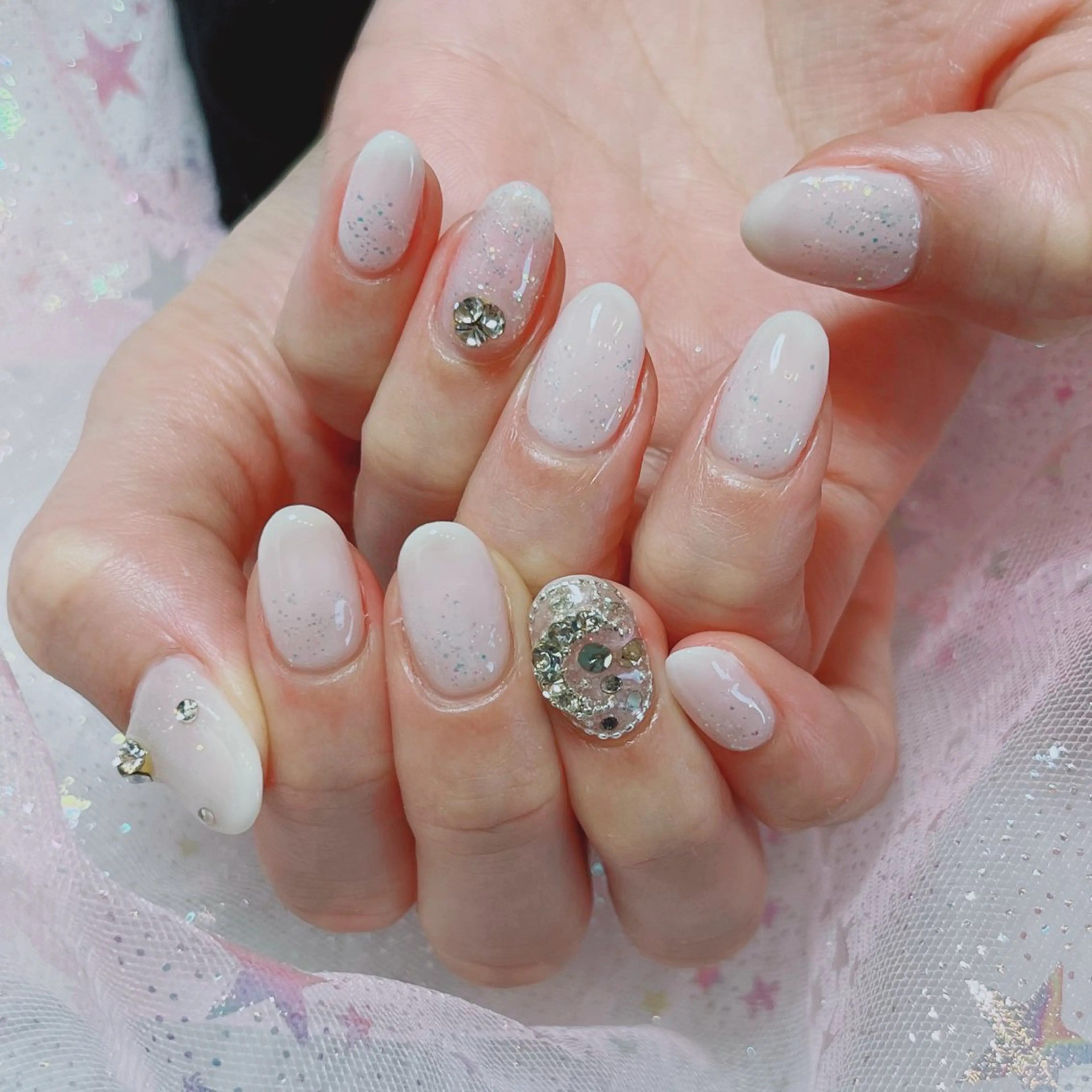 ネイル キラキラネイル ruirui.naildesign所属・RUI ☆のネイルデザイン