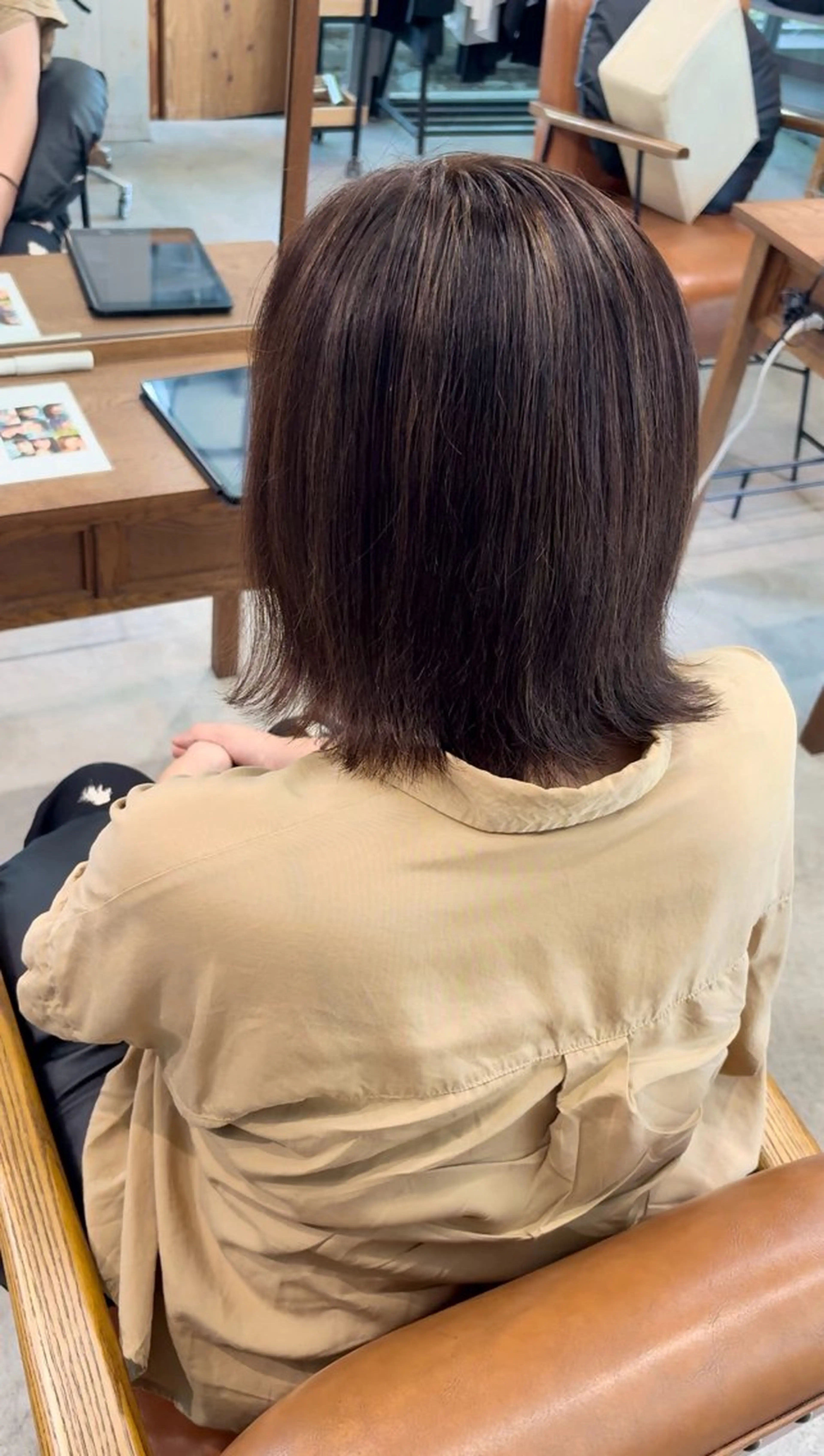 ミディアム カット ヘアカラー トリートメント Nicoru*所属・SONO 【一宮】のヘアスタイル