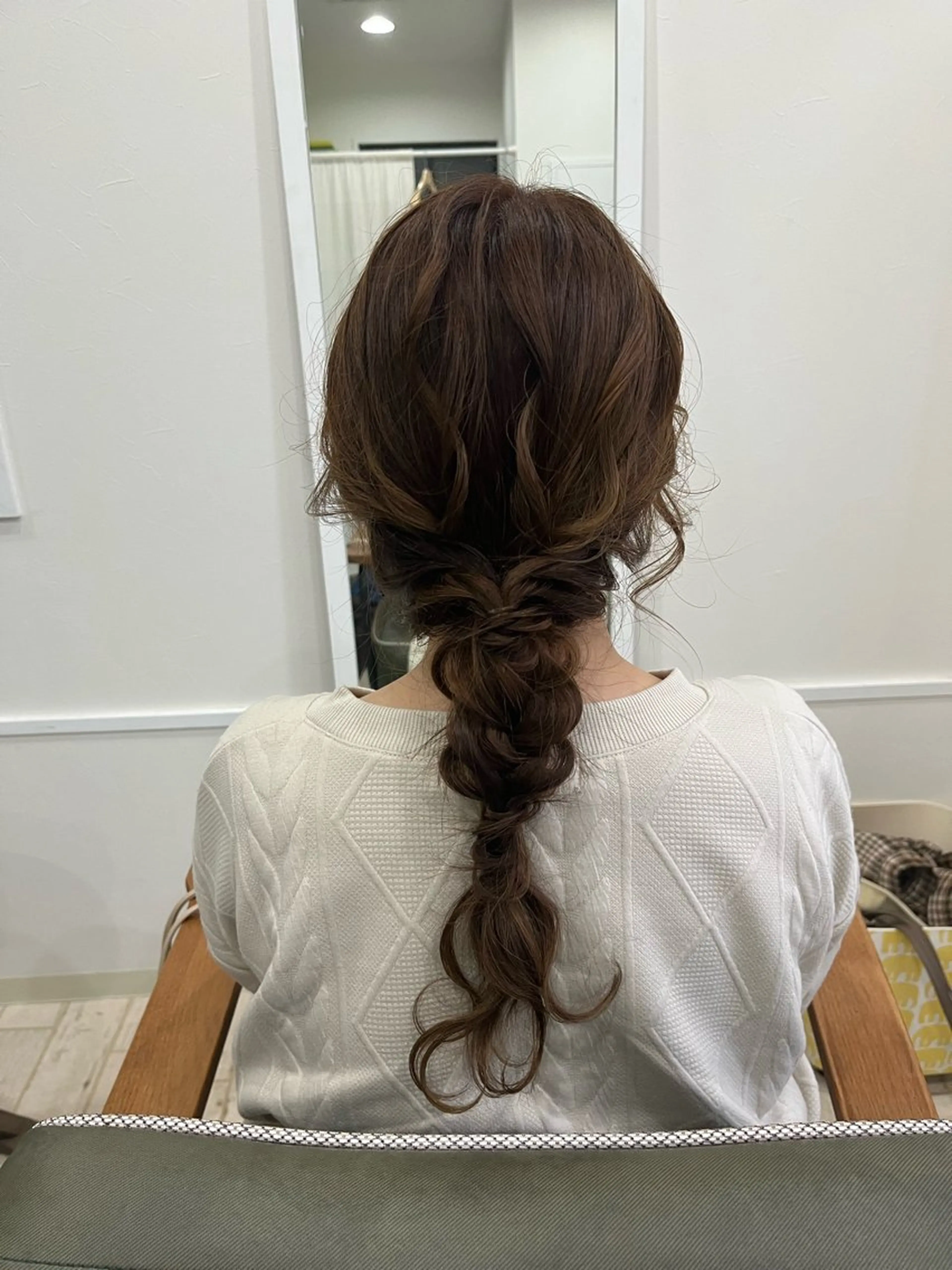 セミロング ヘアアレンジ ヘアセット M.arc 【マーキ】のヘアスタイル