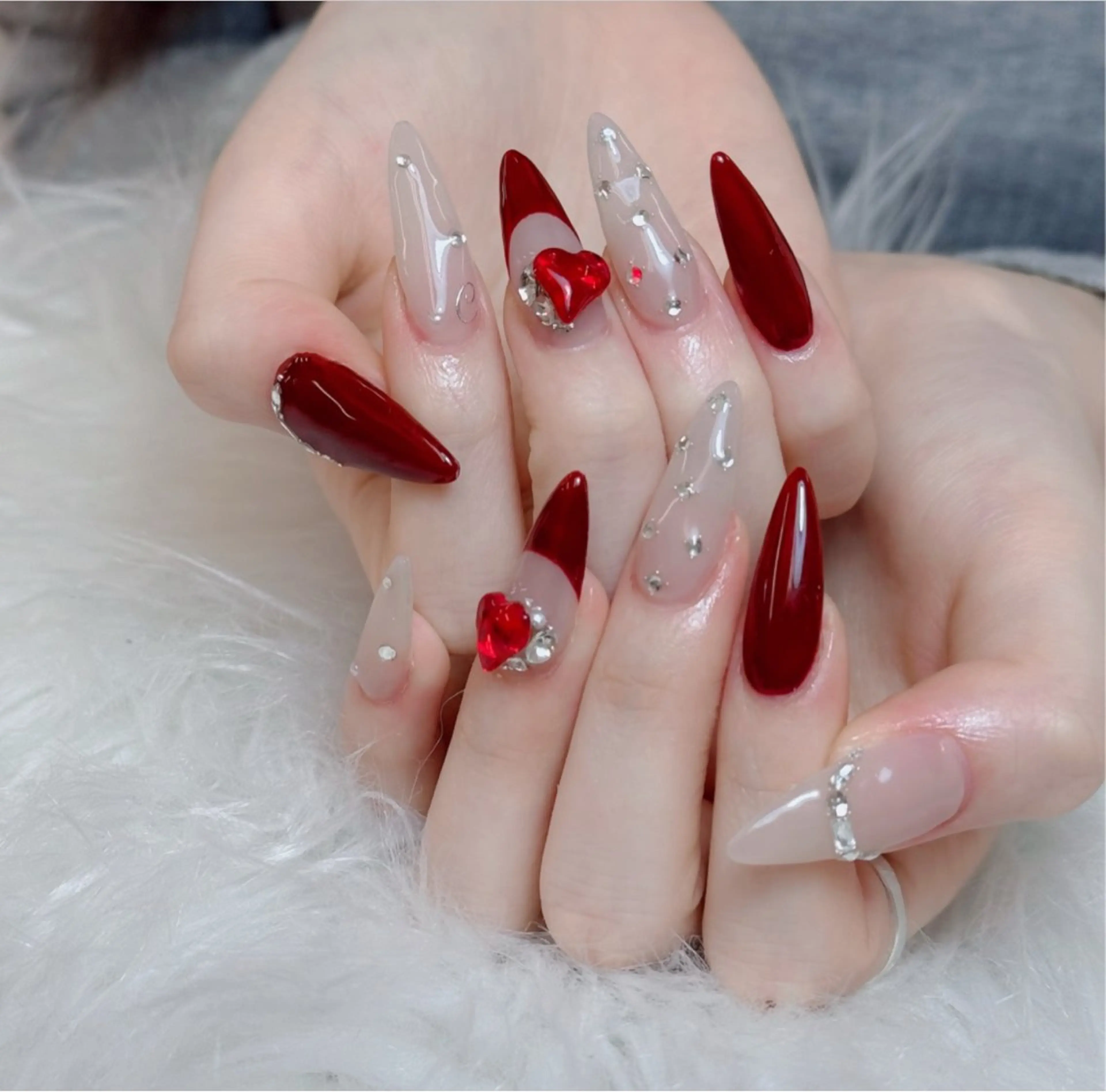 ネイル アートネイル フレンチネイル ジェルネイル 韓国ネイル マグネットネイル Lenie Shinokuboのネイルデザイン