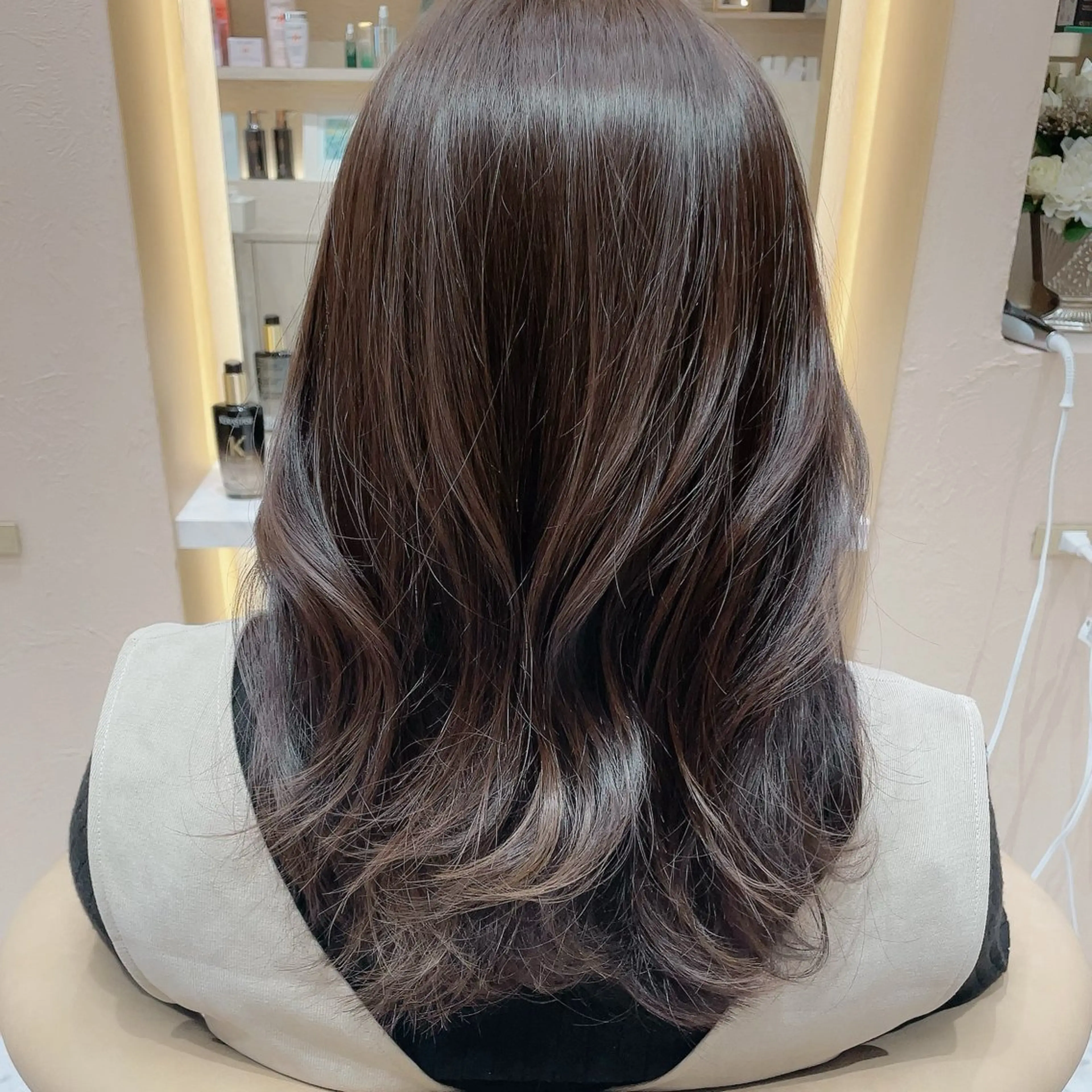 セミロング カラー カット ヘアカラー トリートメント 韓国ヘア/髪質改善 /Harunaのヘアスタイル