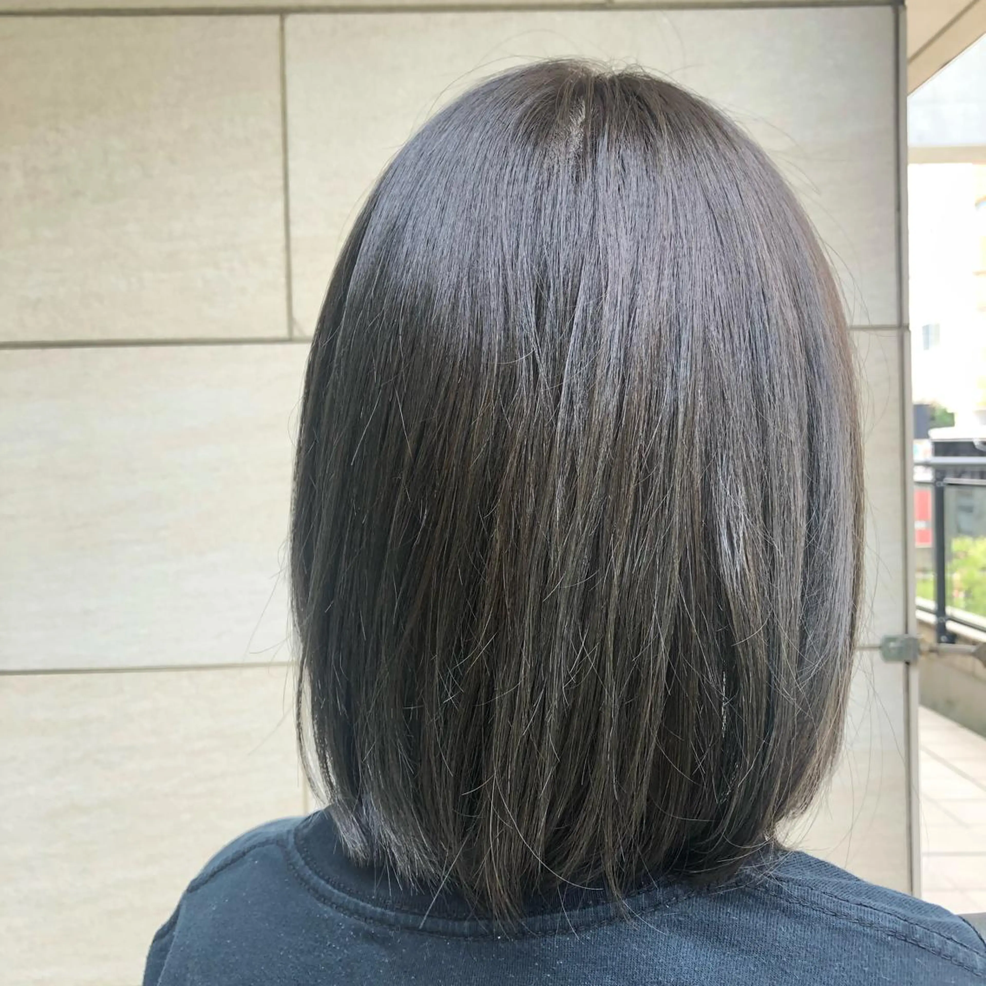 ミディアム カラー 森本　舞✴︎ 似合わせパーマのヘアスタイル