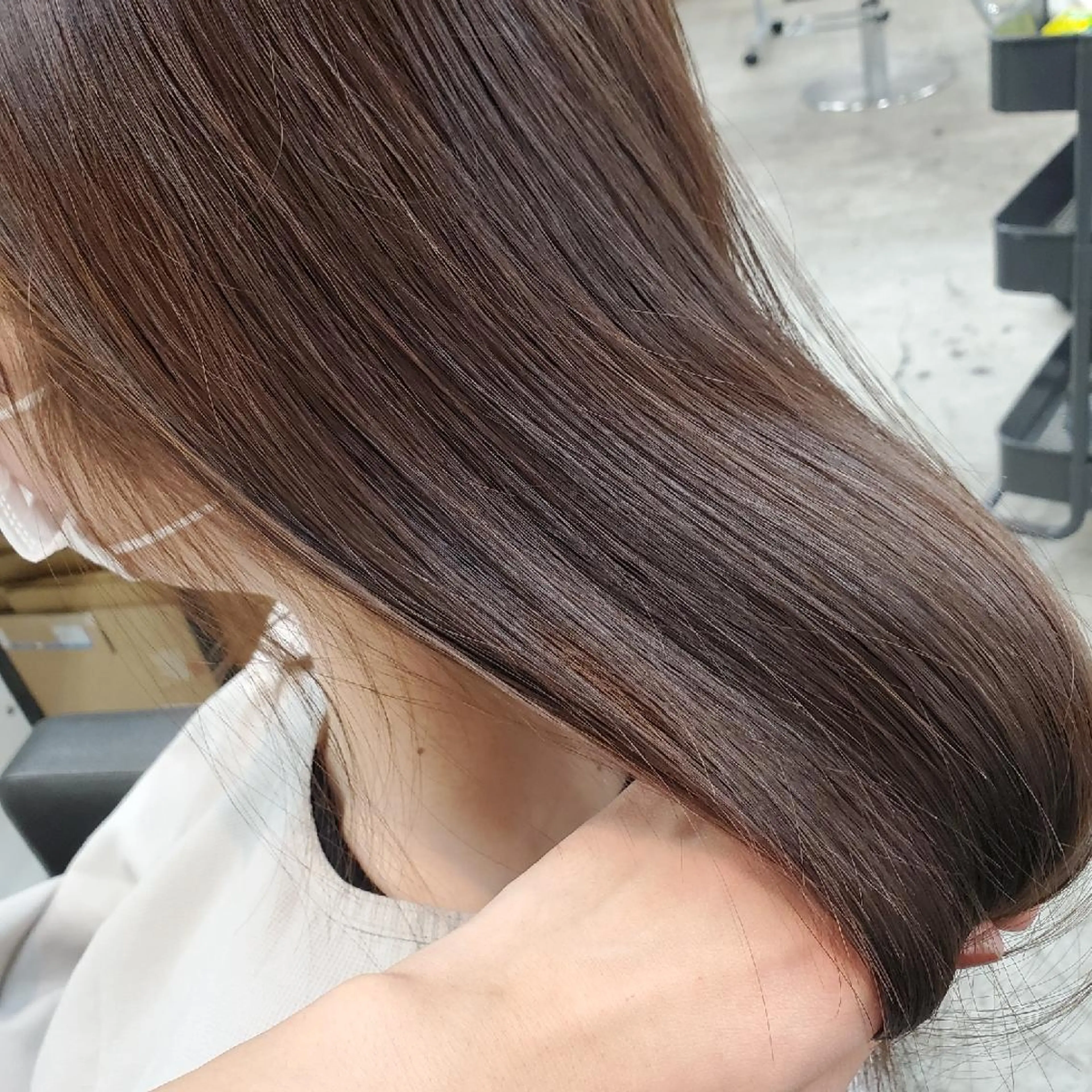 ロング カラー 顔まわりデザイン🌿 ふじこのヘアスタイル