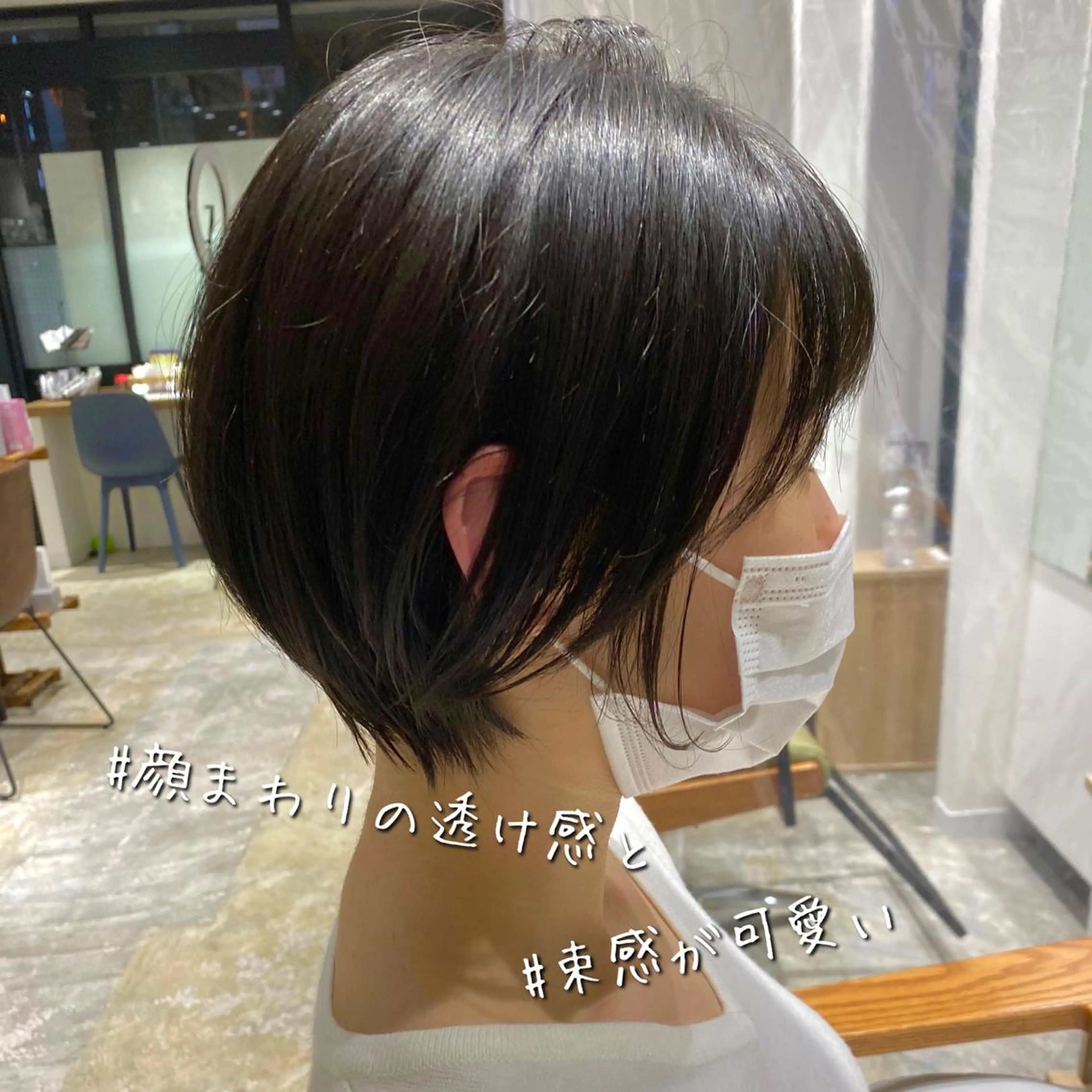 ショート カット ヘアカラー トリートメント ✨圧倒的満足度◎ 小顔美人ショート✨佃のヘアスタイル