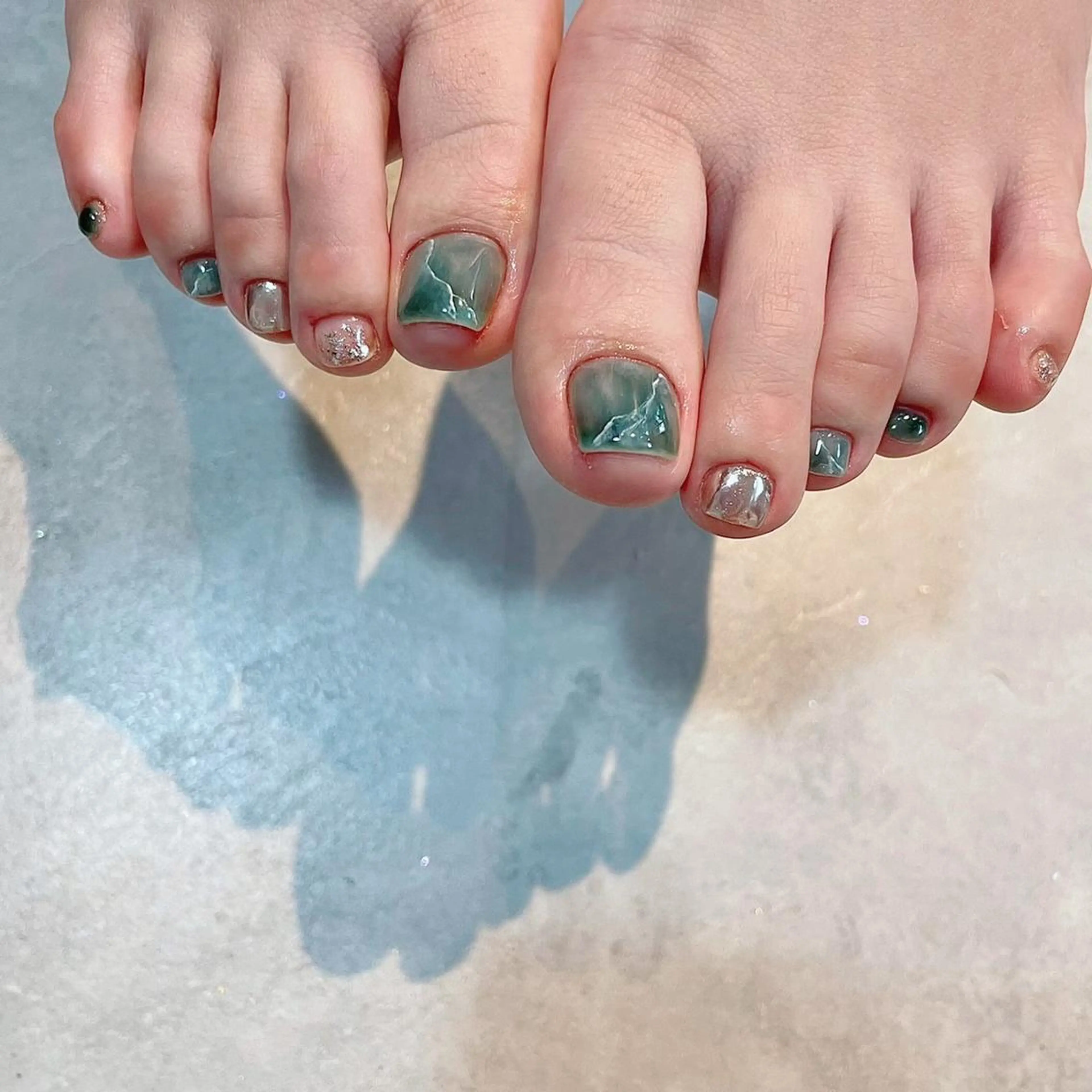 新規限定🌿[オフあり]FOOT👣10本アートコース💫 フットバス付🛁の写真