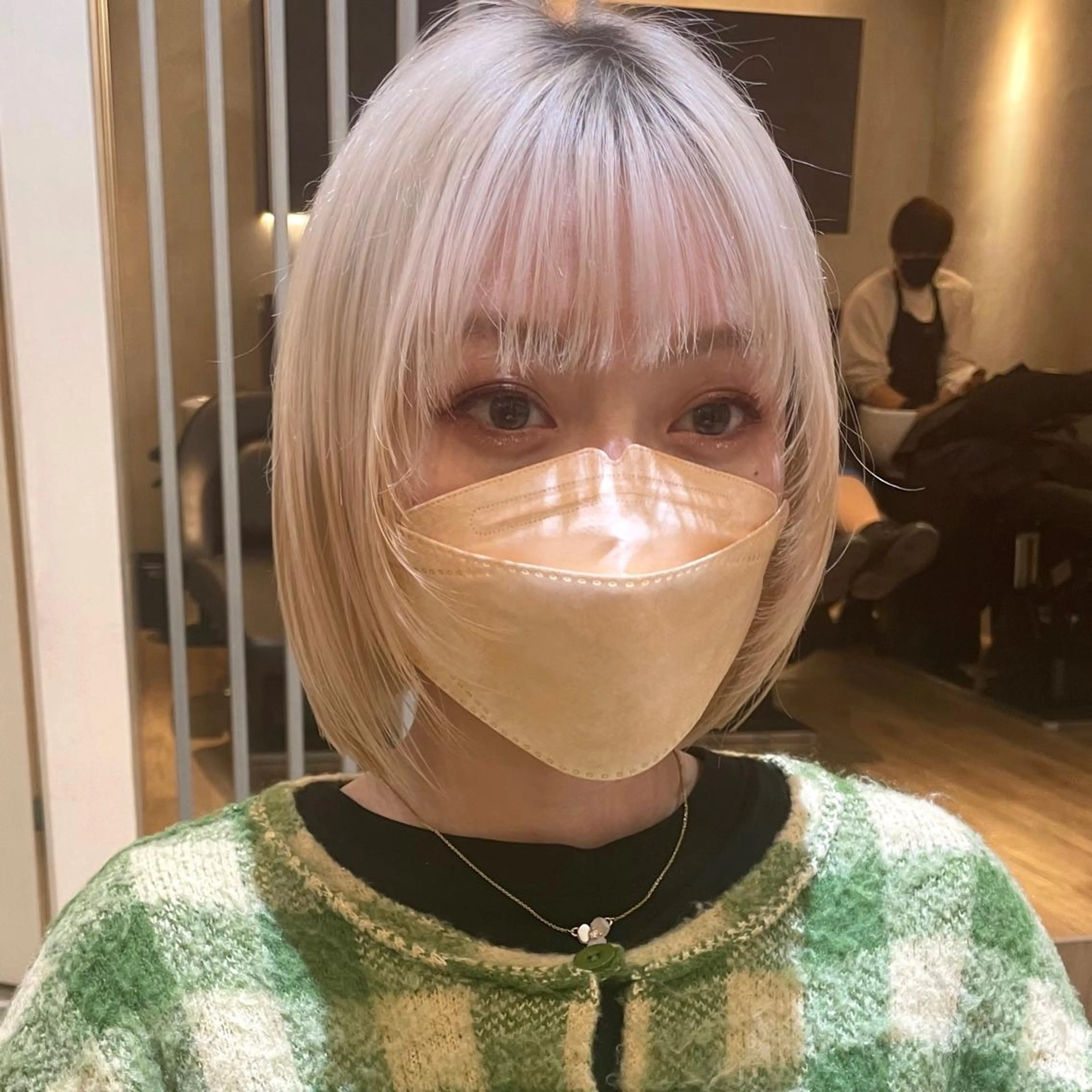 ミディアム 韓国🇰🇷透明感 ERIのヘアスタイル