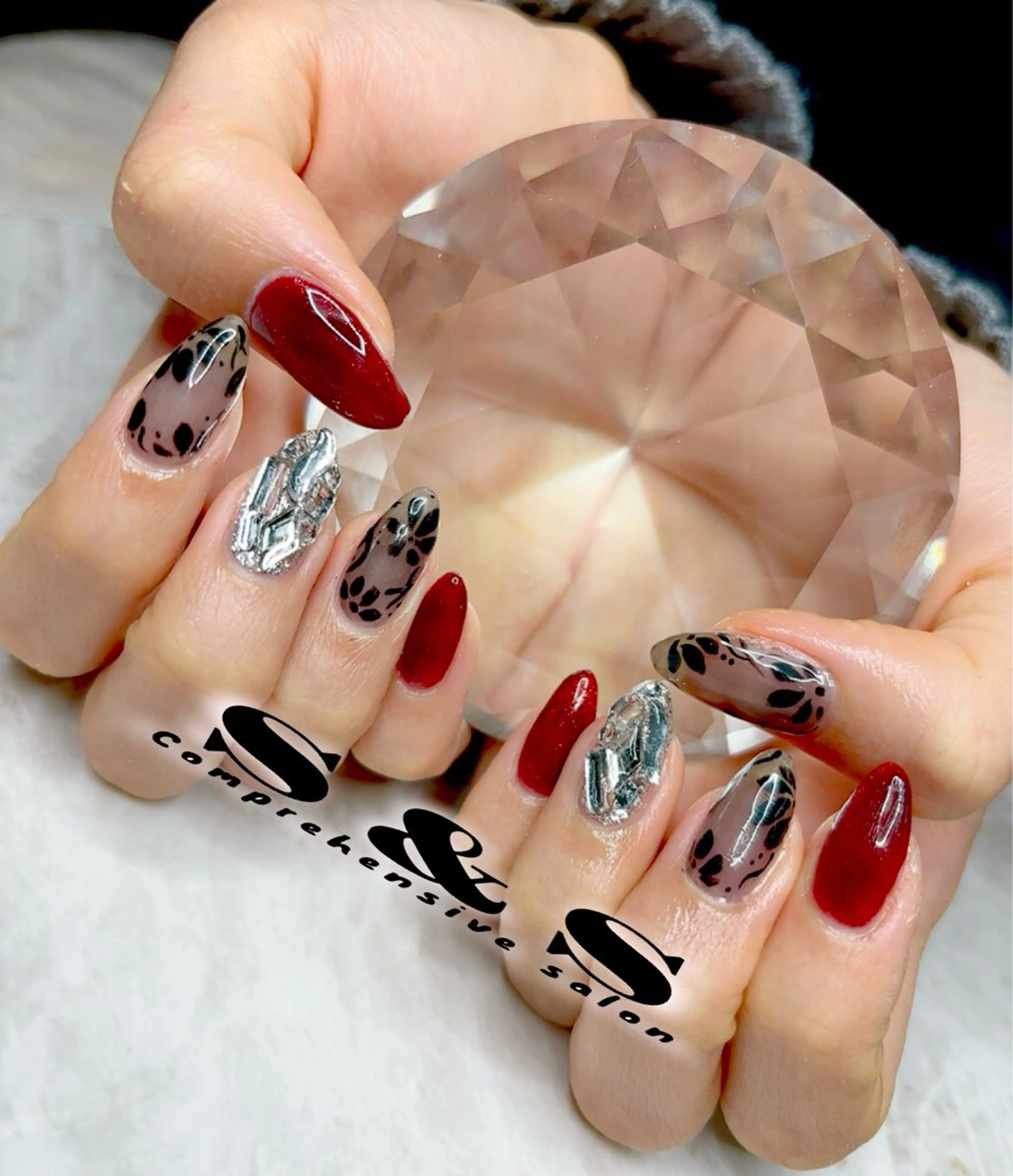 ネイル 長さ出し メンズネイル 持ち込み S&S 村田小百合のネイルデザイン