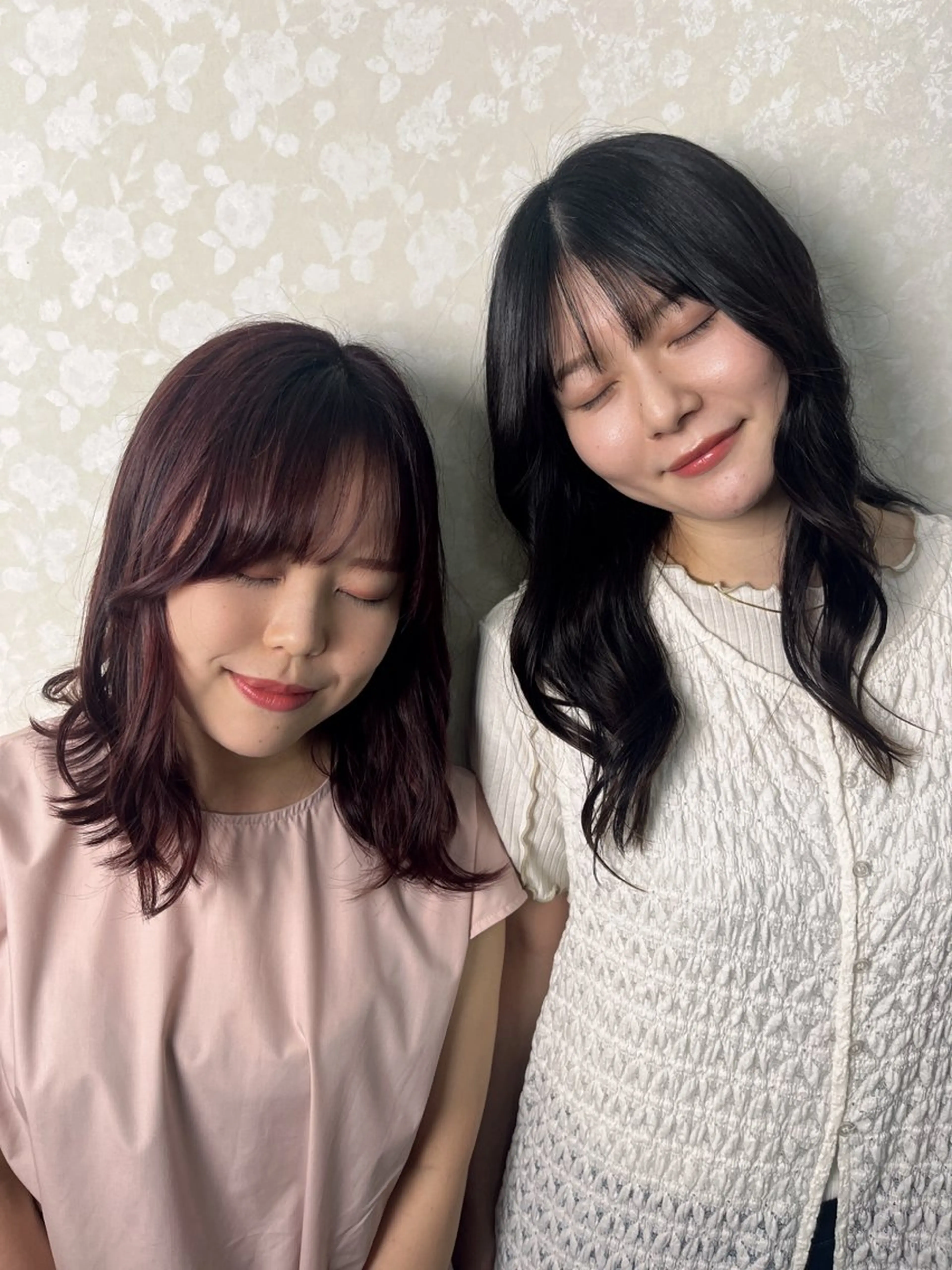 ロング ヘアカラー トリートメント 辻 風香のヘアスタイル