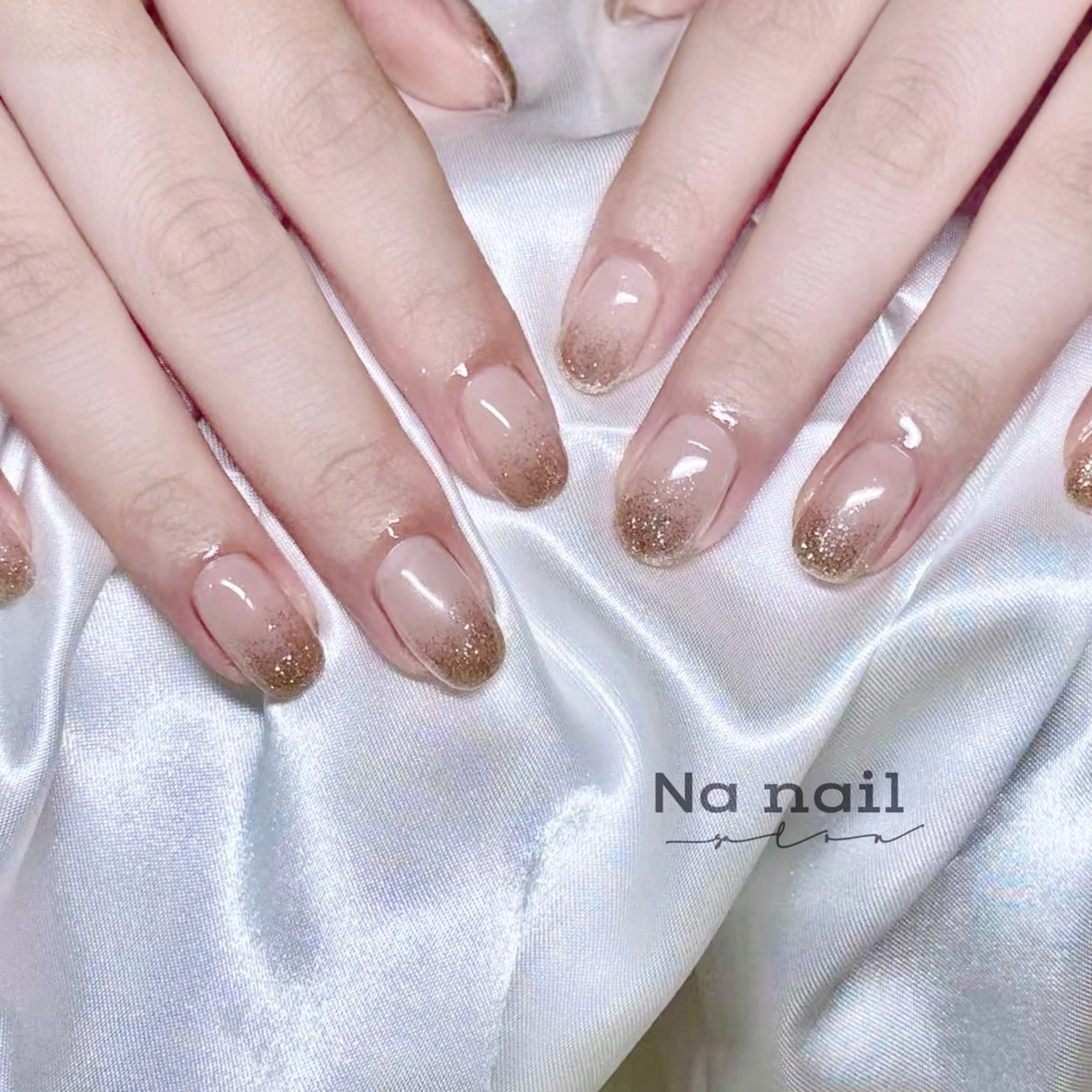 ネイル チークネイル フラッシュネイル フレンチネイル ジェルネイル グラデーション ハンドネイル CC Nail 高田馬場のネイルデザイン