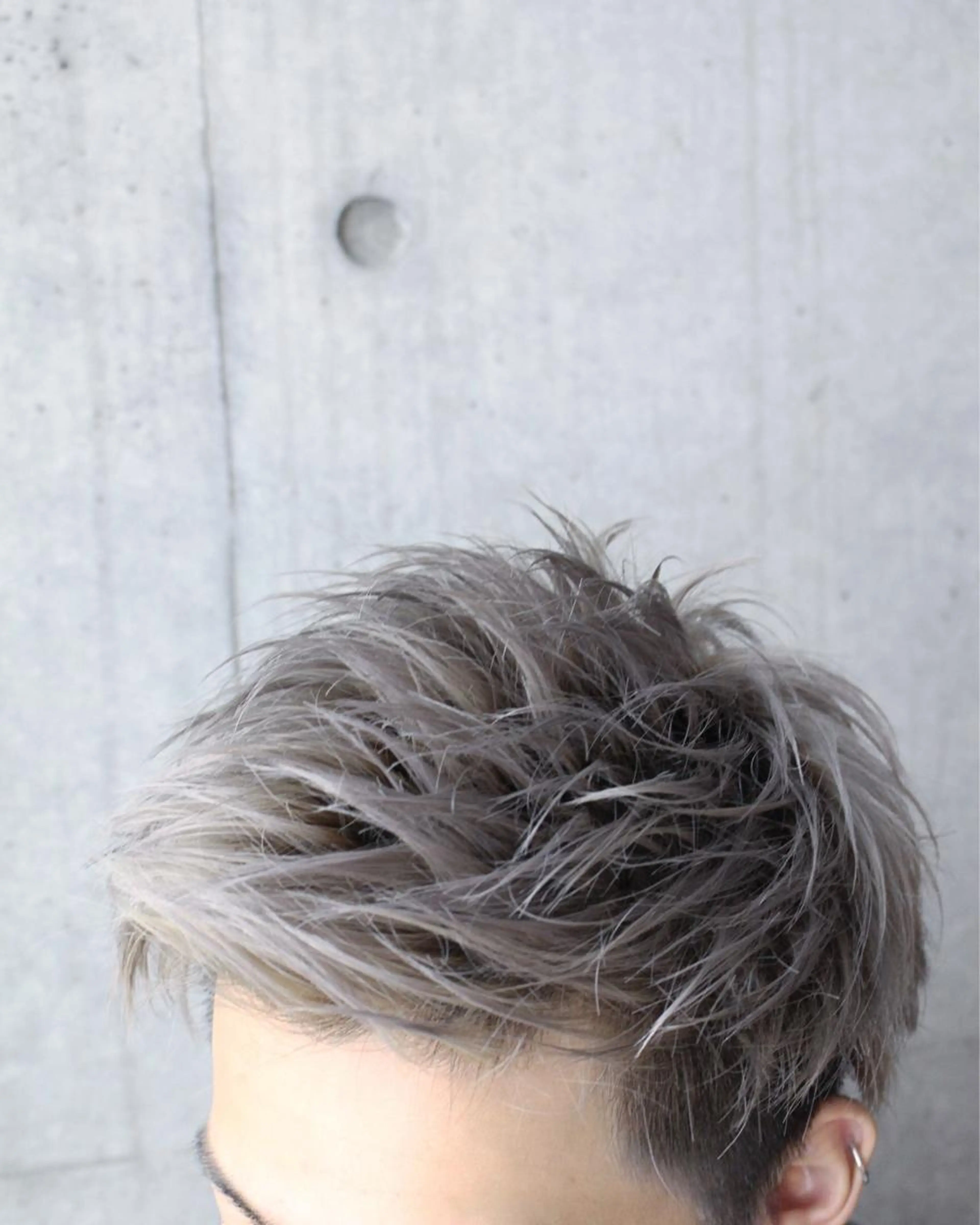 メンズカット＋メッシュキャップ（白髪ぼかしも可）の写真