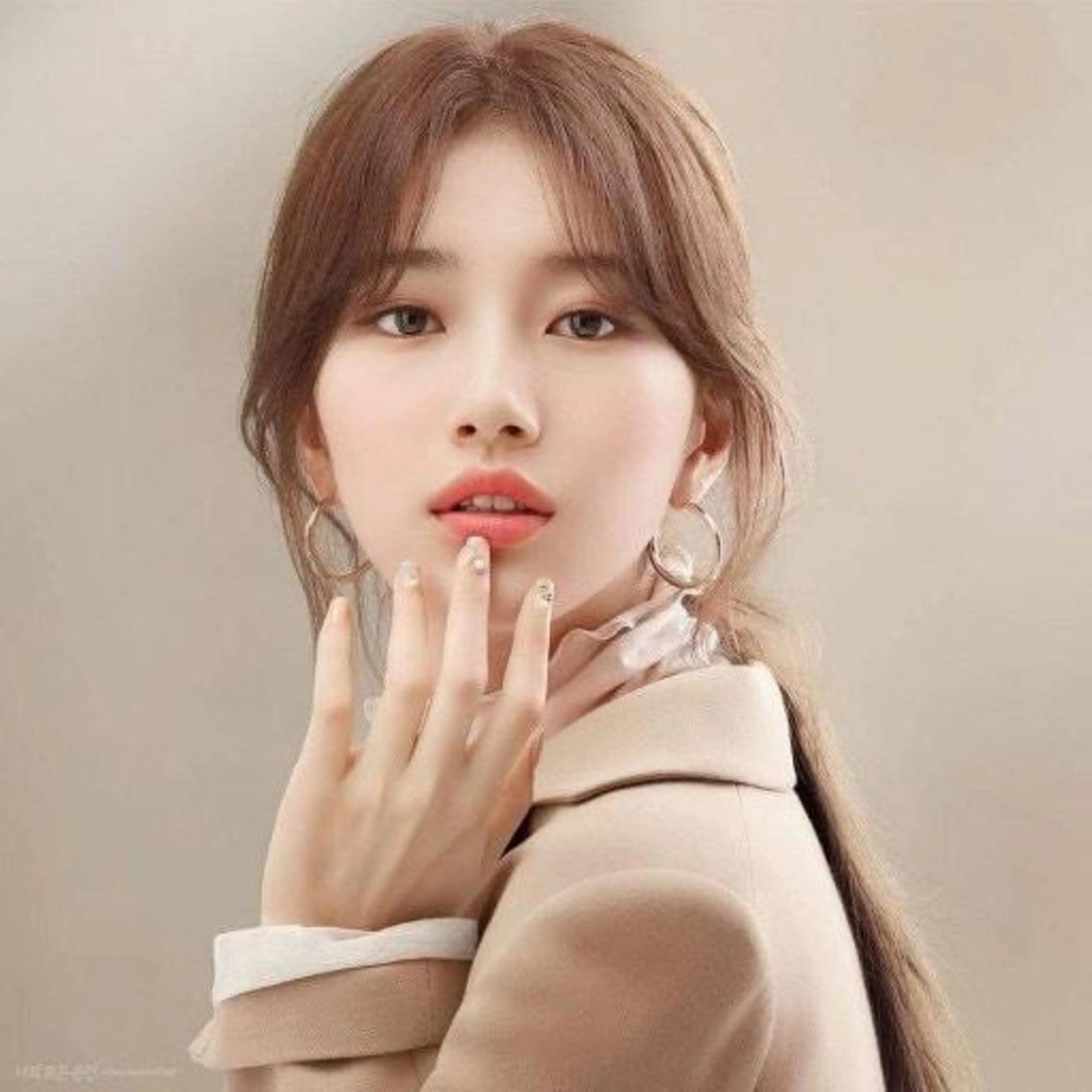 セミロング カラー ブラウンカラー レイヤー/柔色 カラー/SAkiのヘアスタイル