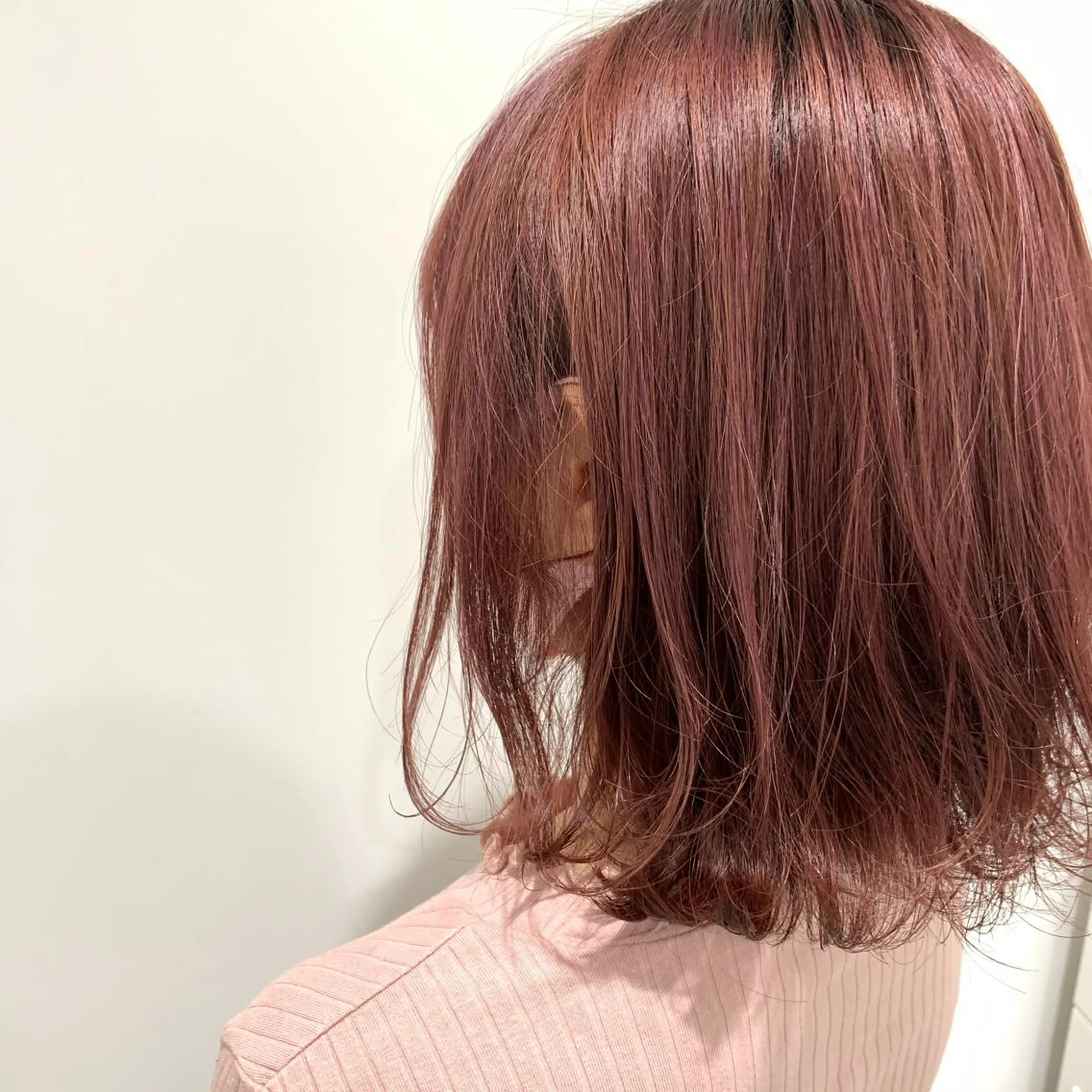 セミロング カラー I'S.横浜所属・赤み消しカラー 🍀JUNKIのヘアスタイル