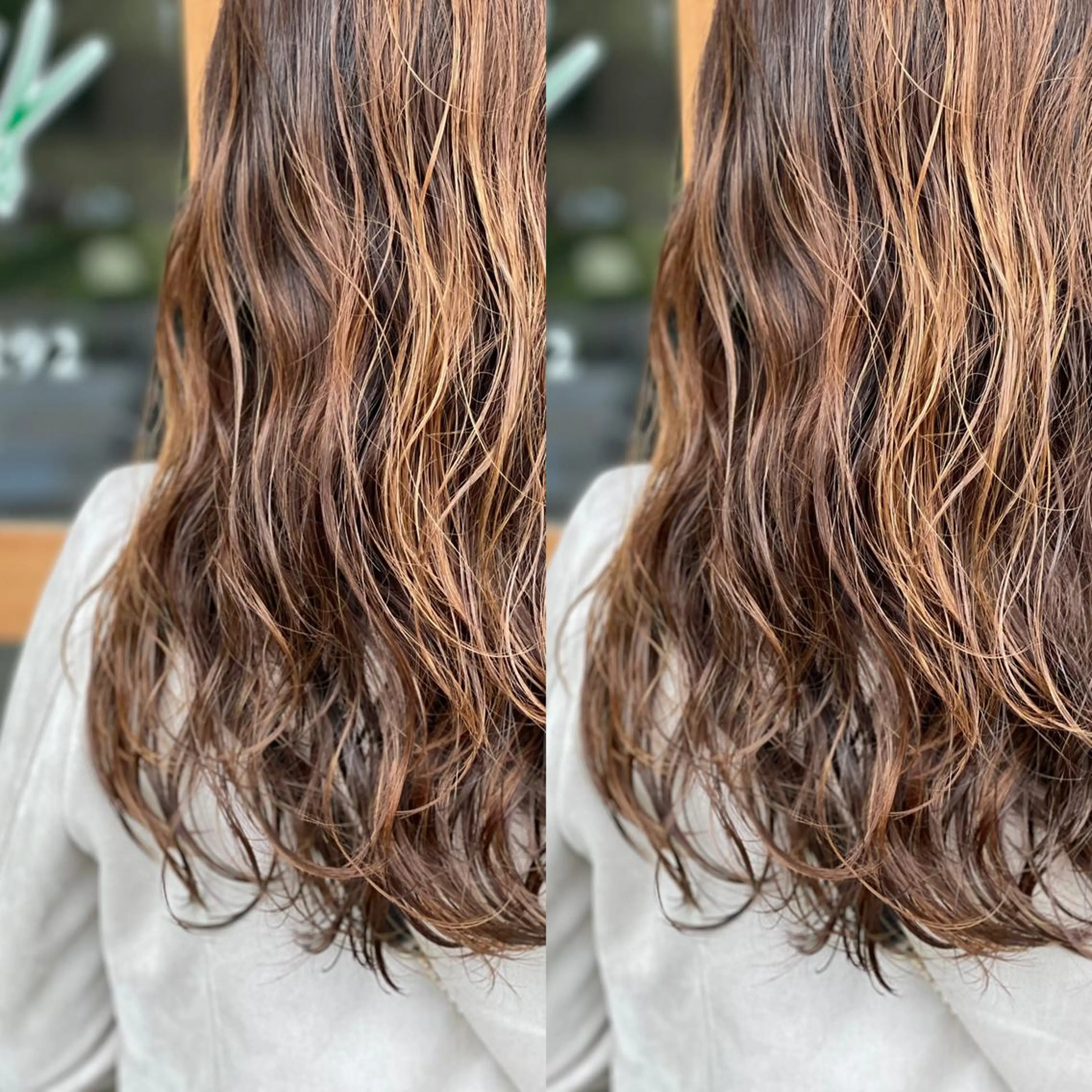 ロング パーマ Snaly カラー特化ページのヘアスタイル