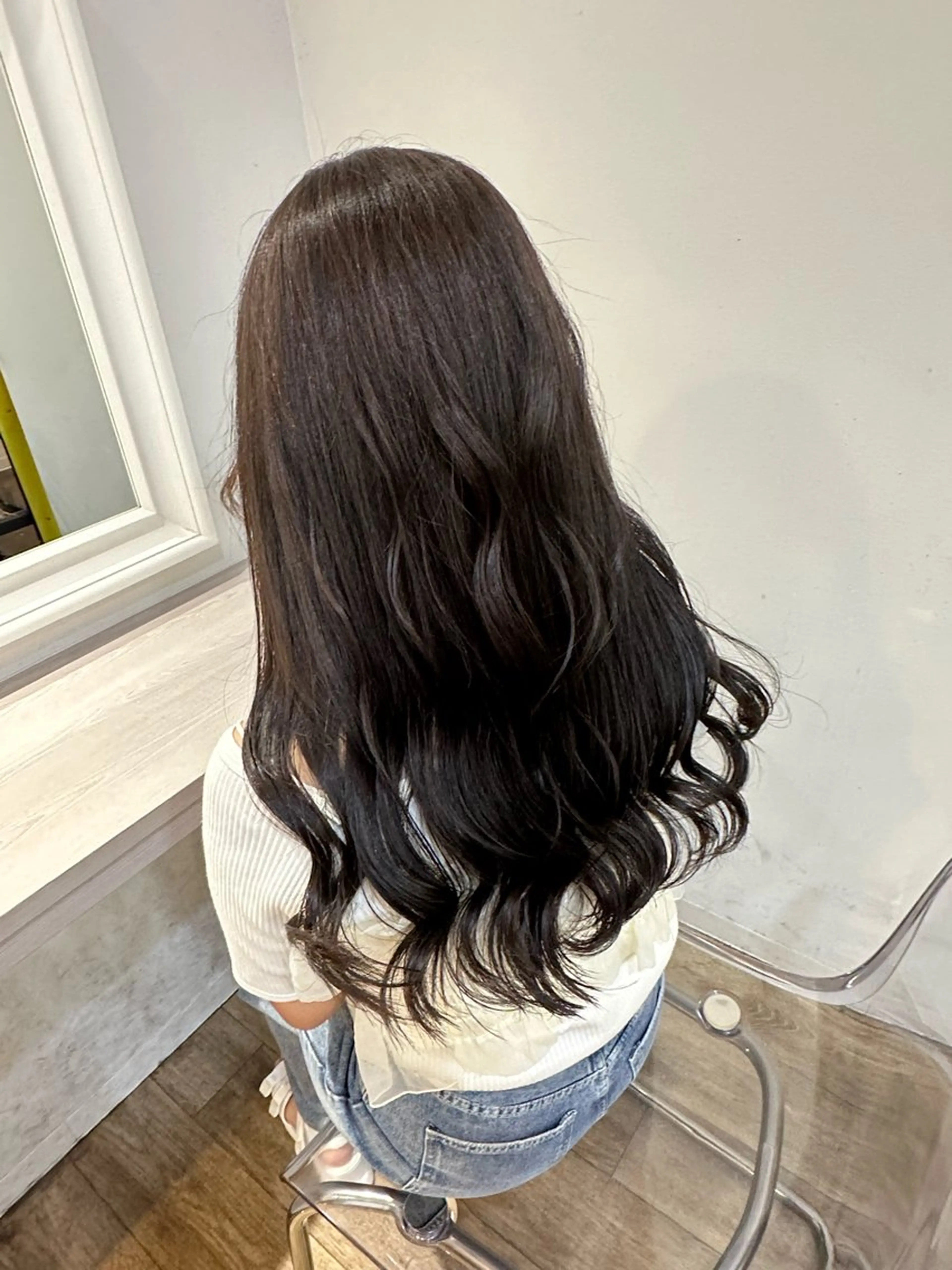 ロング ヘアカラー 髪質改善特化／透明感 カラー／ＡＫＡＮＥ♡のヘアスタイル