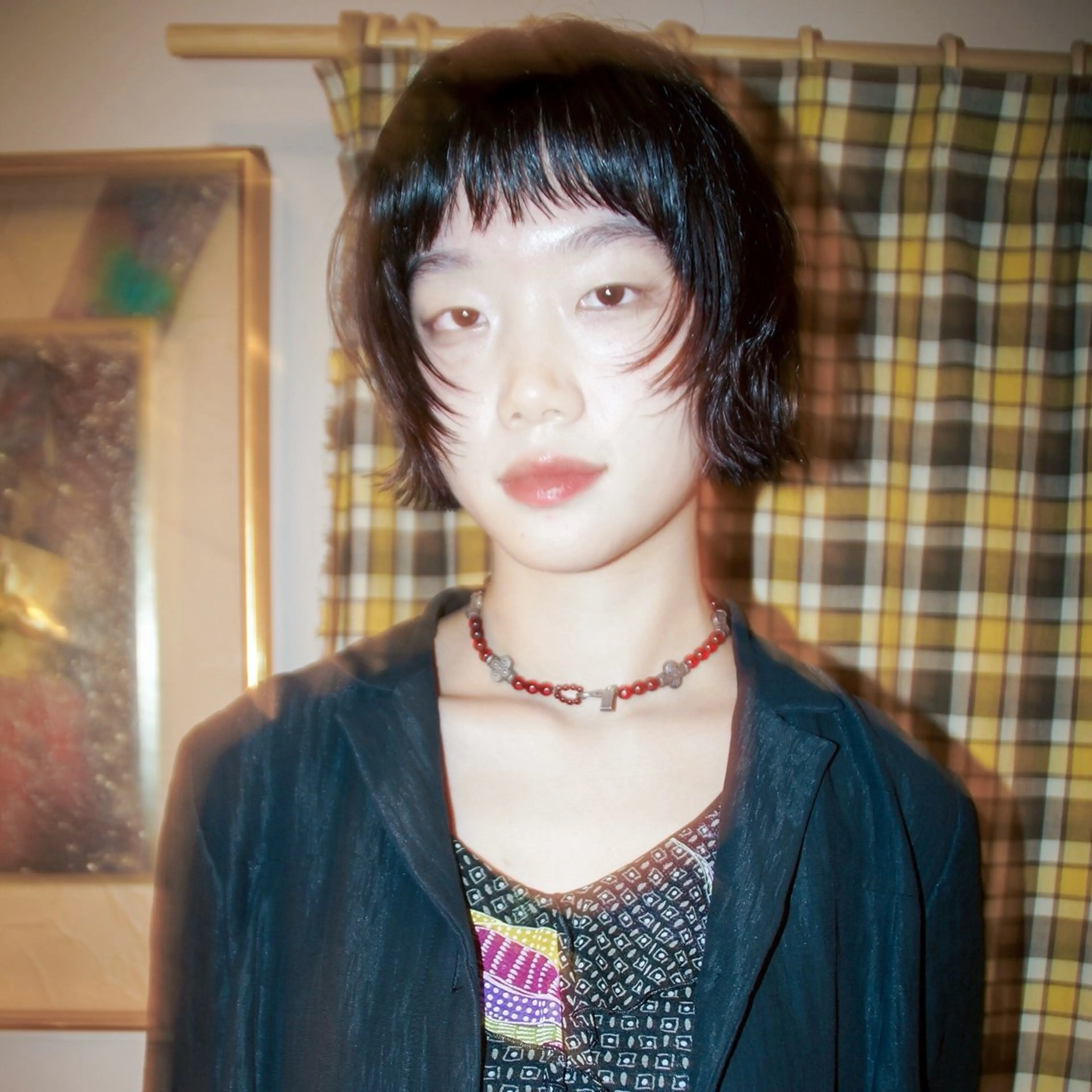 ミディアム カット トリートメント ☆RUO☆/レイヤー /ハイトーンのヘアスタイル