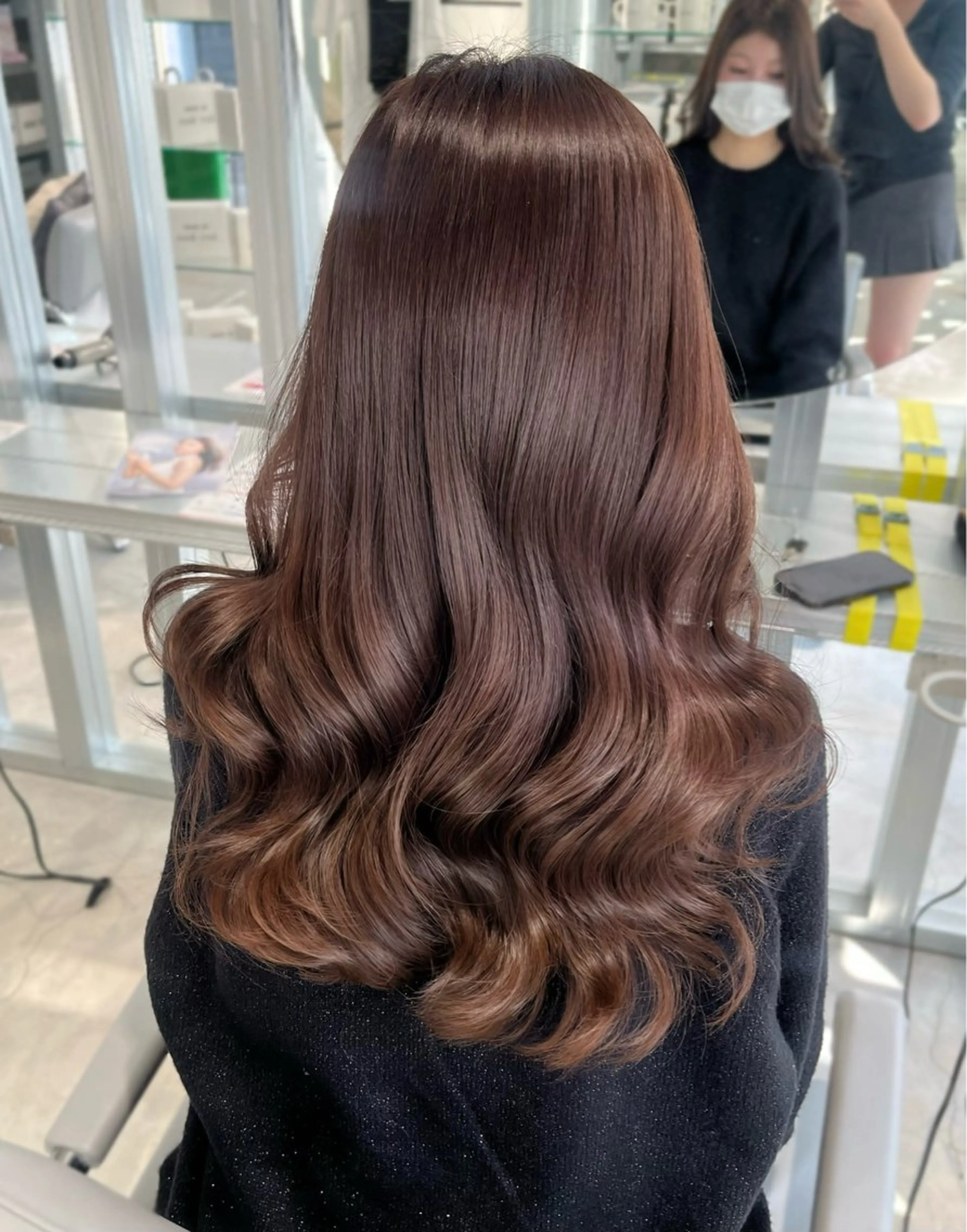 ロング カラー カット ヘアカラー トリートメント 髙木 由支奈のヘアスタイル