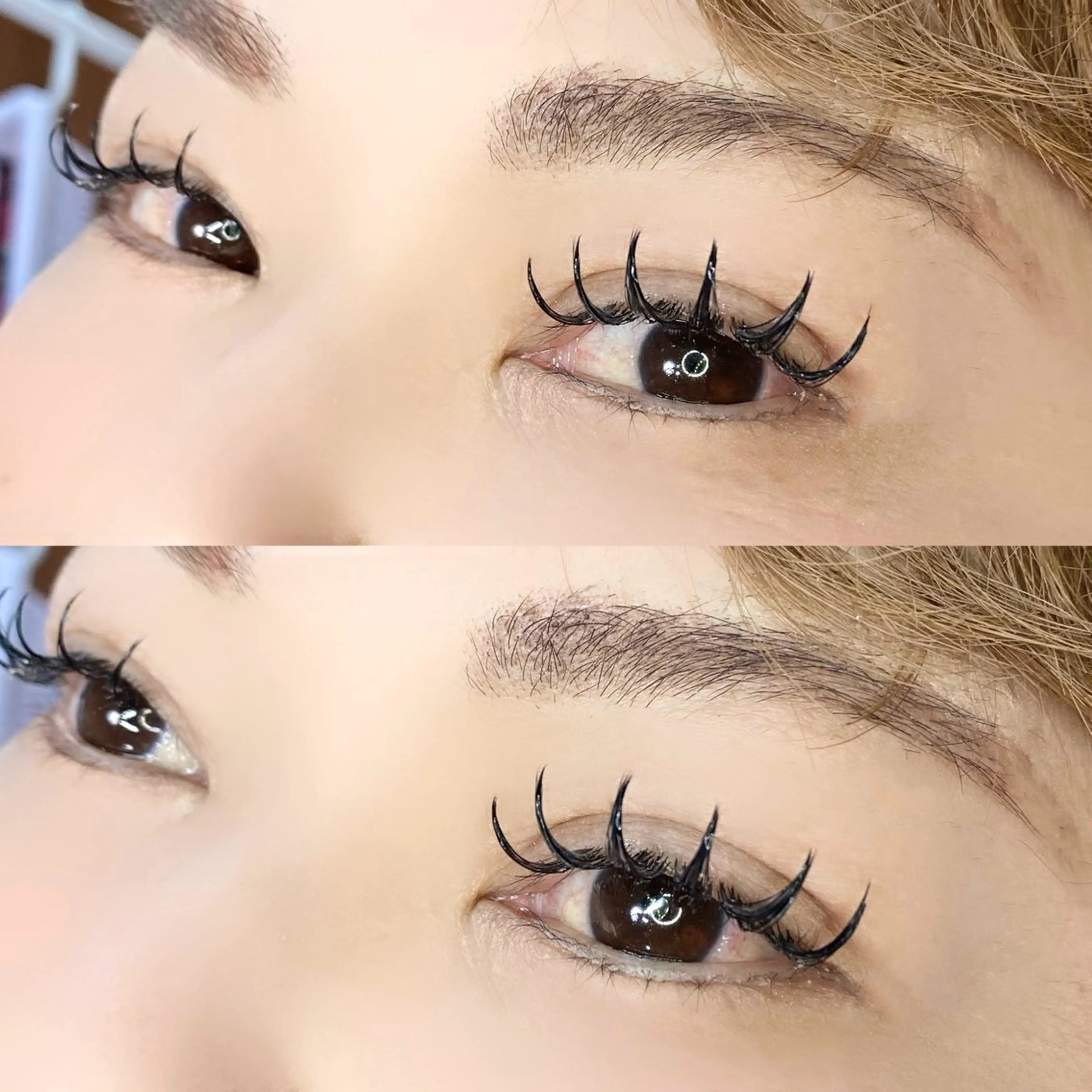 マツエク・マツパ 付け放題 フラットラッシュ REBYNA所属・REBYNA 【リバイン】のマツエク・マツパデザイン