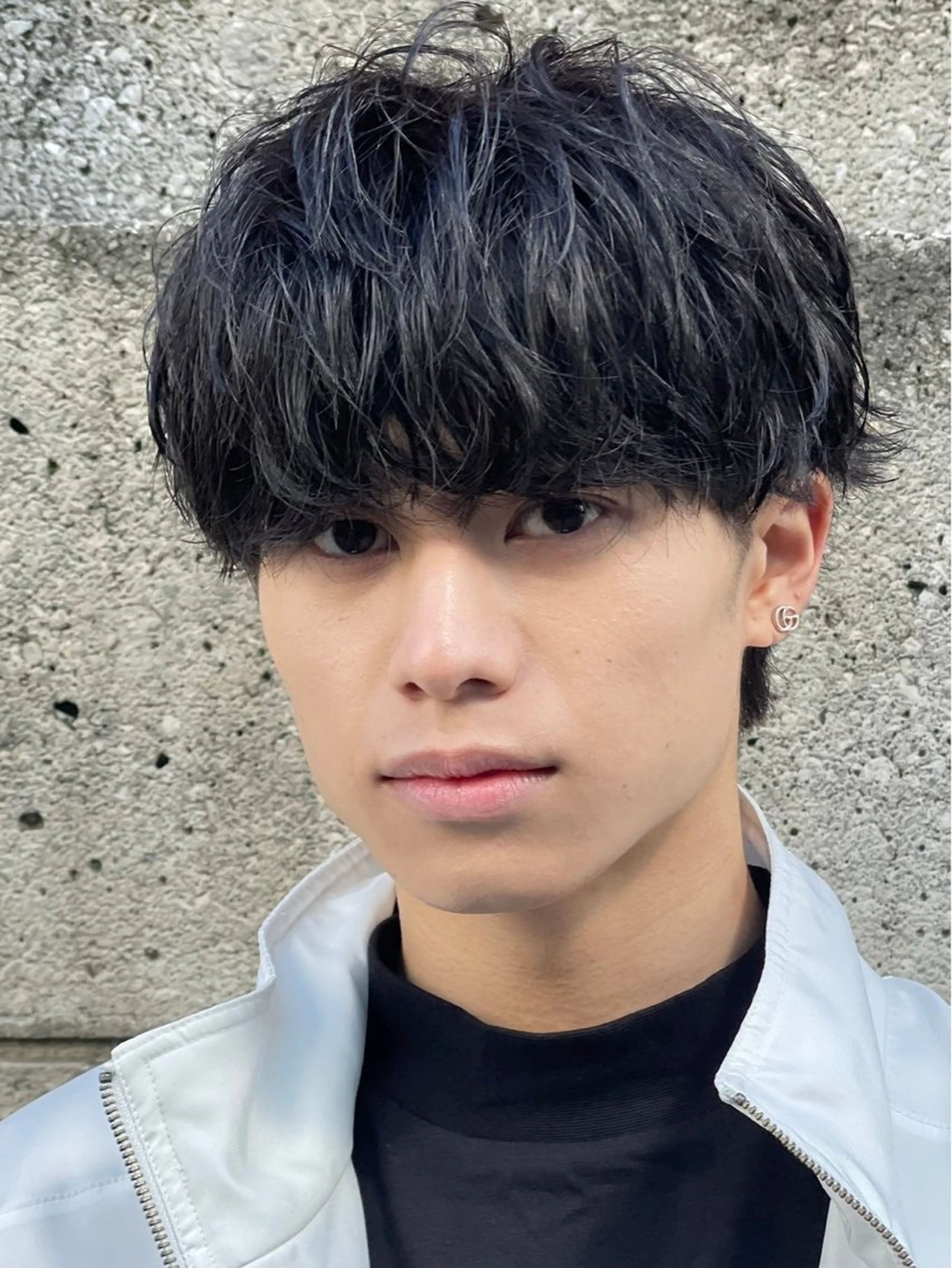 ショート パーマ メンズ 無料縮毛矯正モデル 募集中/TAIYOUのヘアスタイル