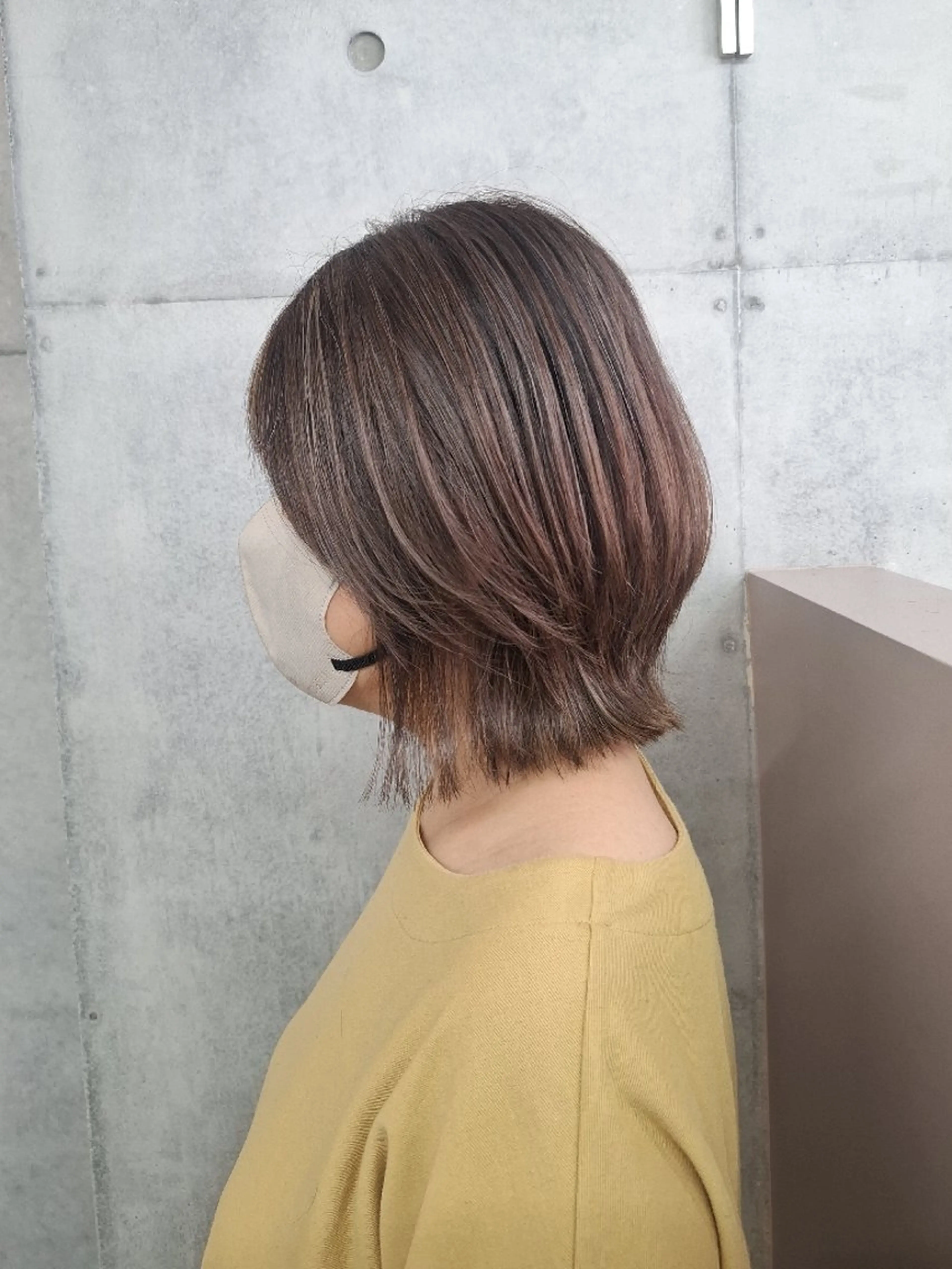 ミディアム ヘアカラー トリートメント まとまり💯悩み改善 ★松本尚弥★店長のヘアスタイル