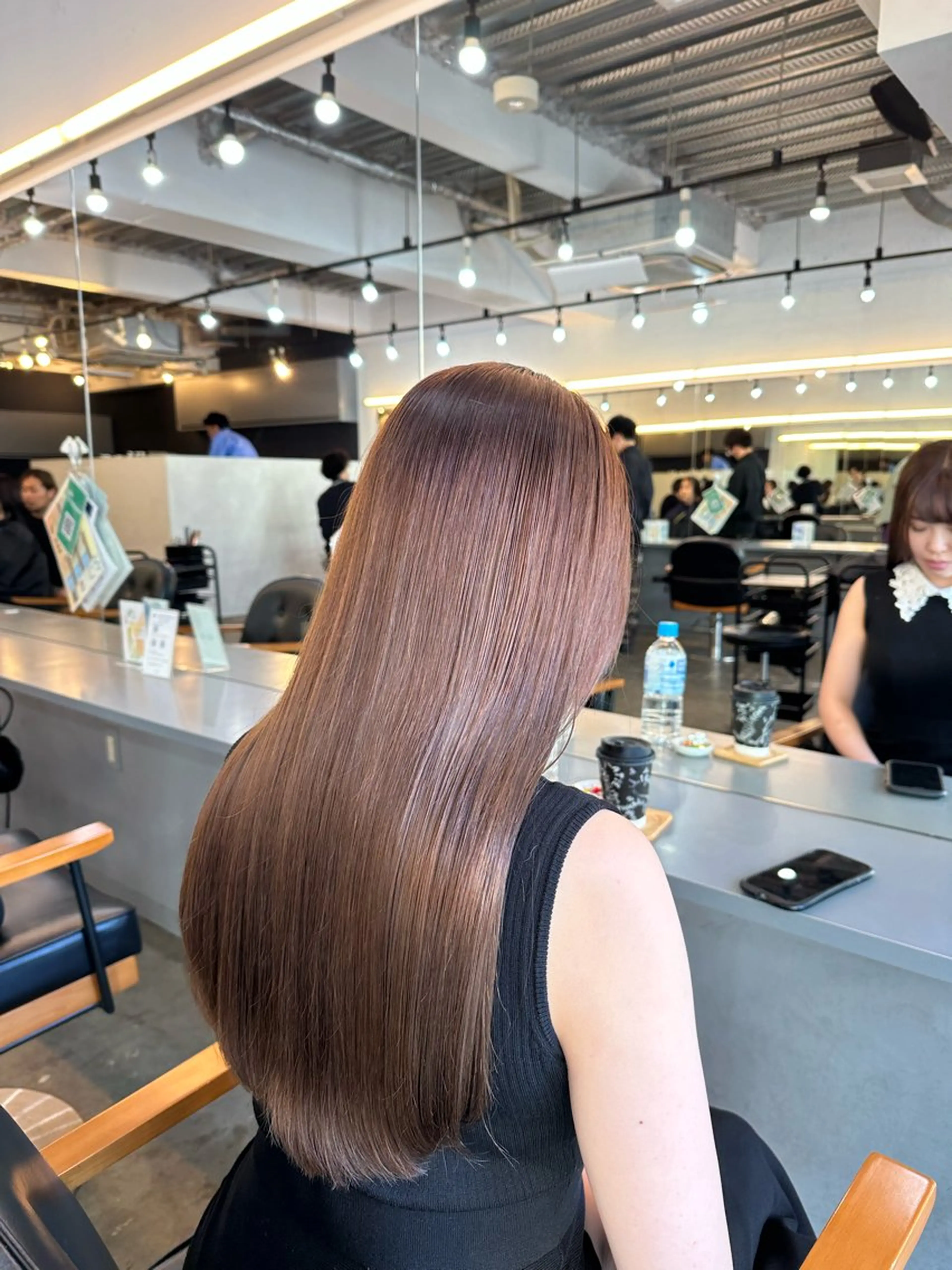 ロング カット ヘアカラー トリートメント ボブ/ぱつっとボブ/ 谷口 海星のヘアスタイル