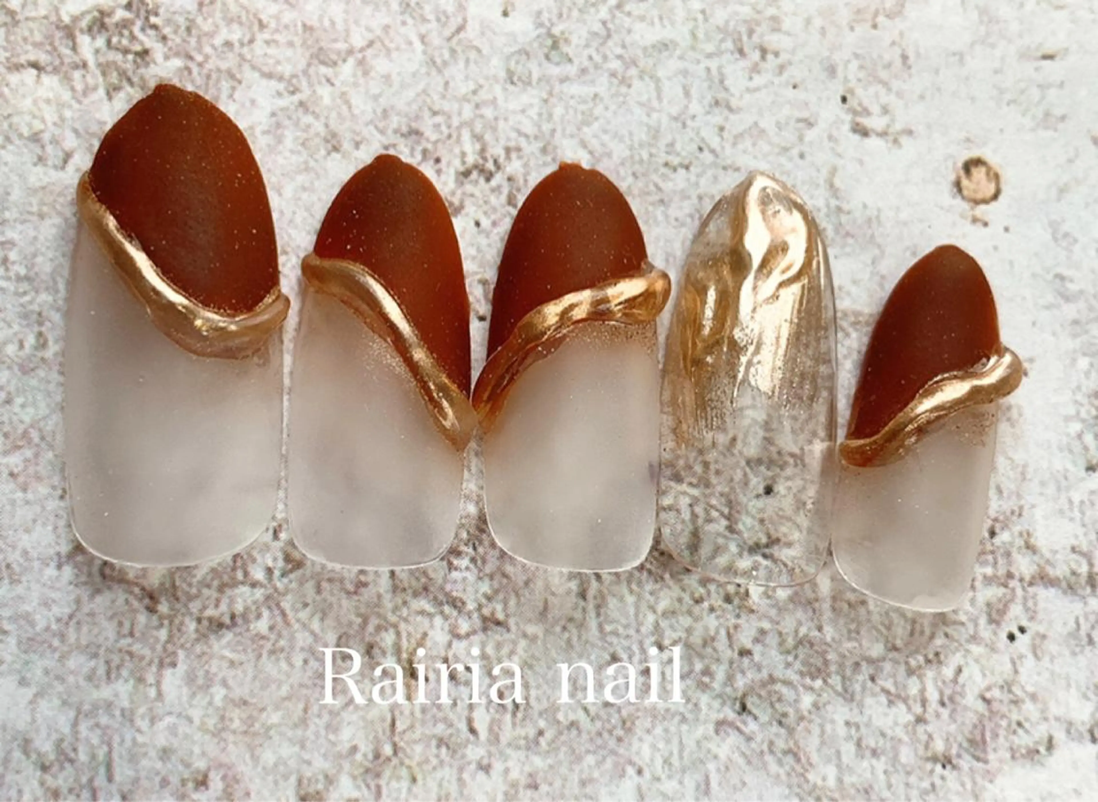 ネイル アートネイル ジェルネイル ニュアンスネイル パラジェル Rairia nail本八幡店のネイルデザイン